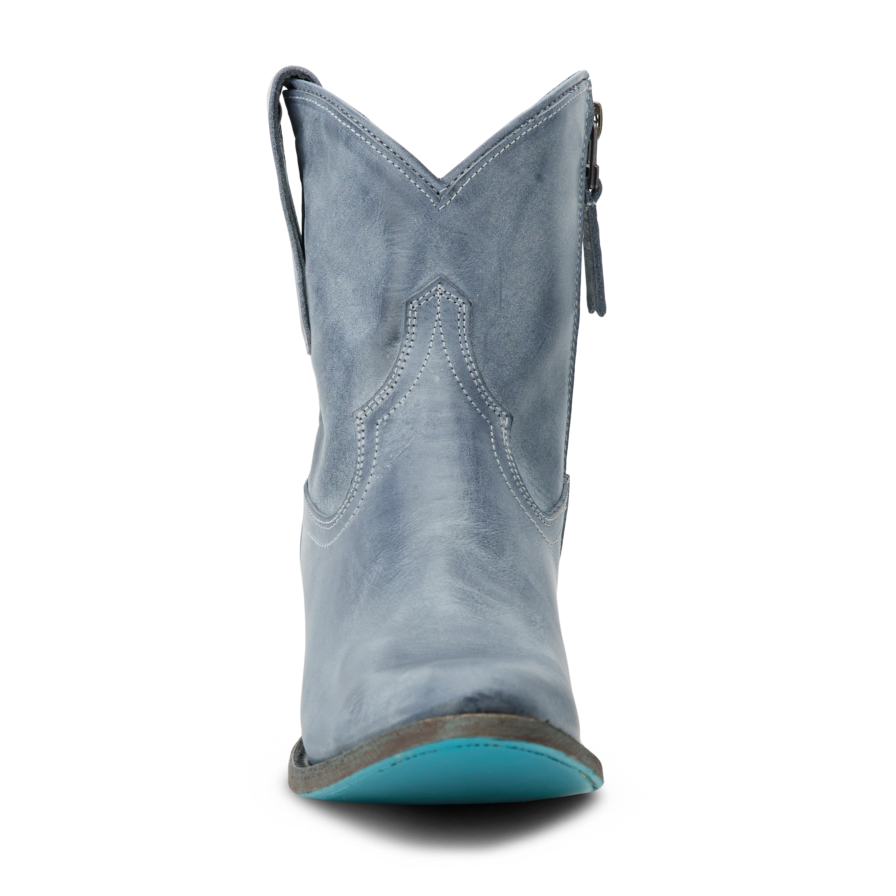 Lane Plain Jane Bootie - Washed Denim