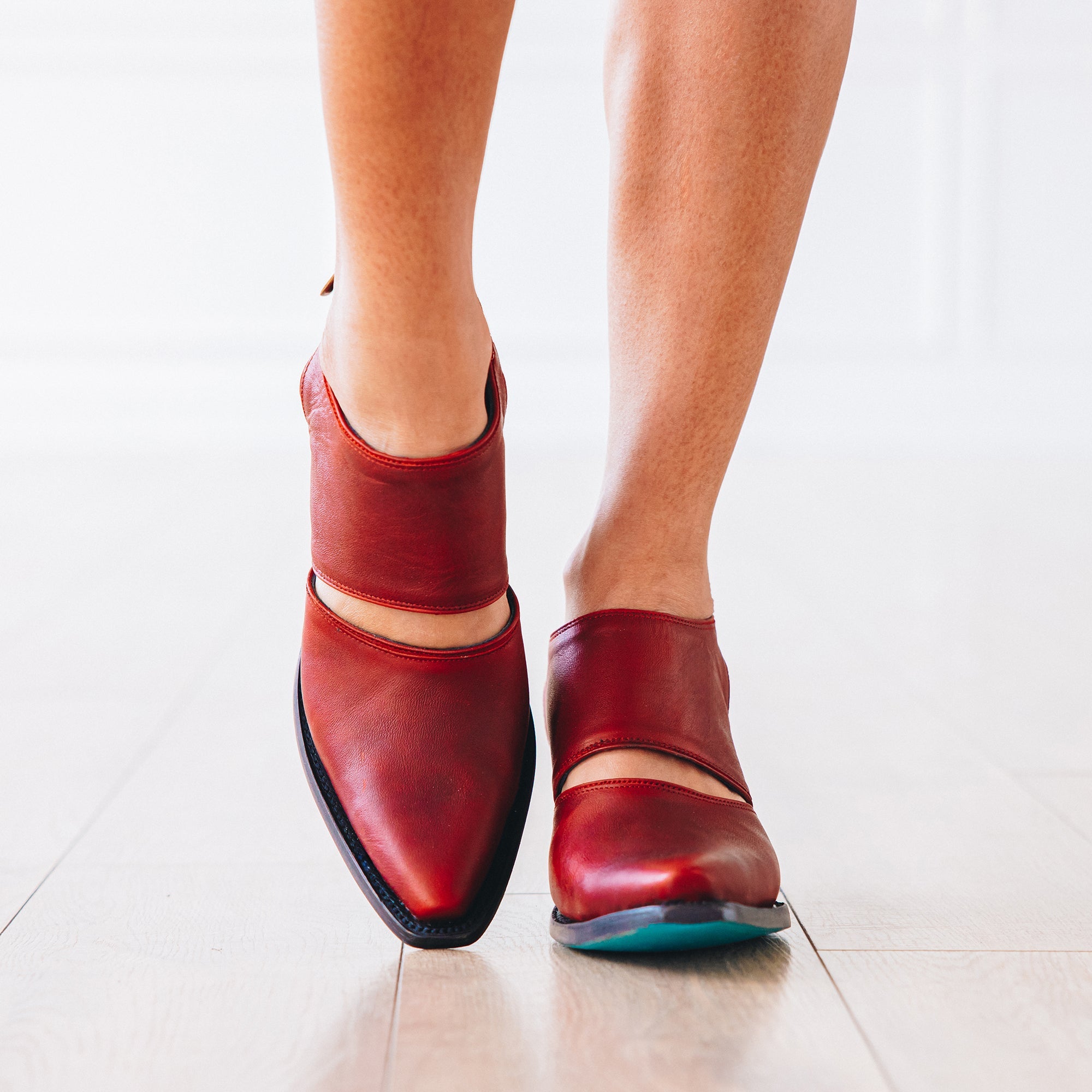 Lane Plain Jane Slingback Mule - Smoldering Ruby