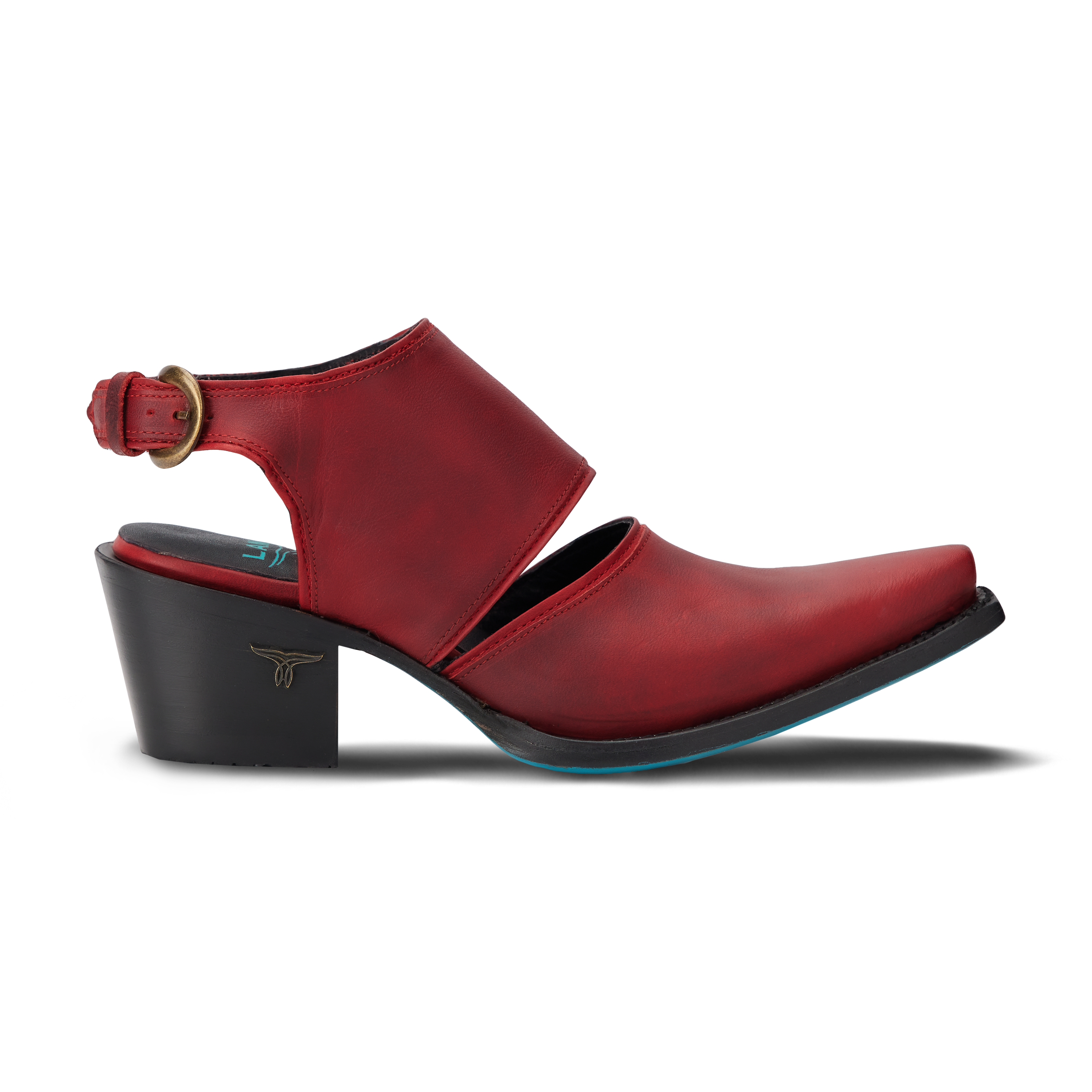 Lane Plain Jane Slingback Mule - Smoldering Ruby