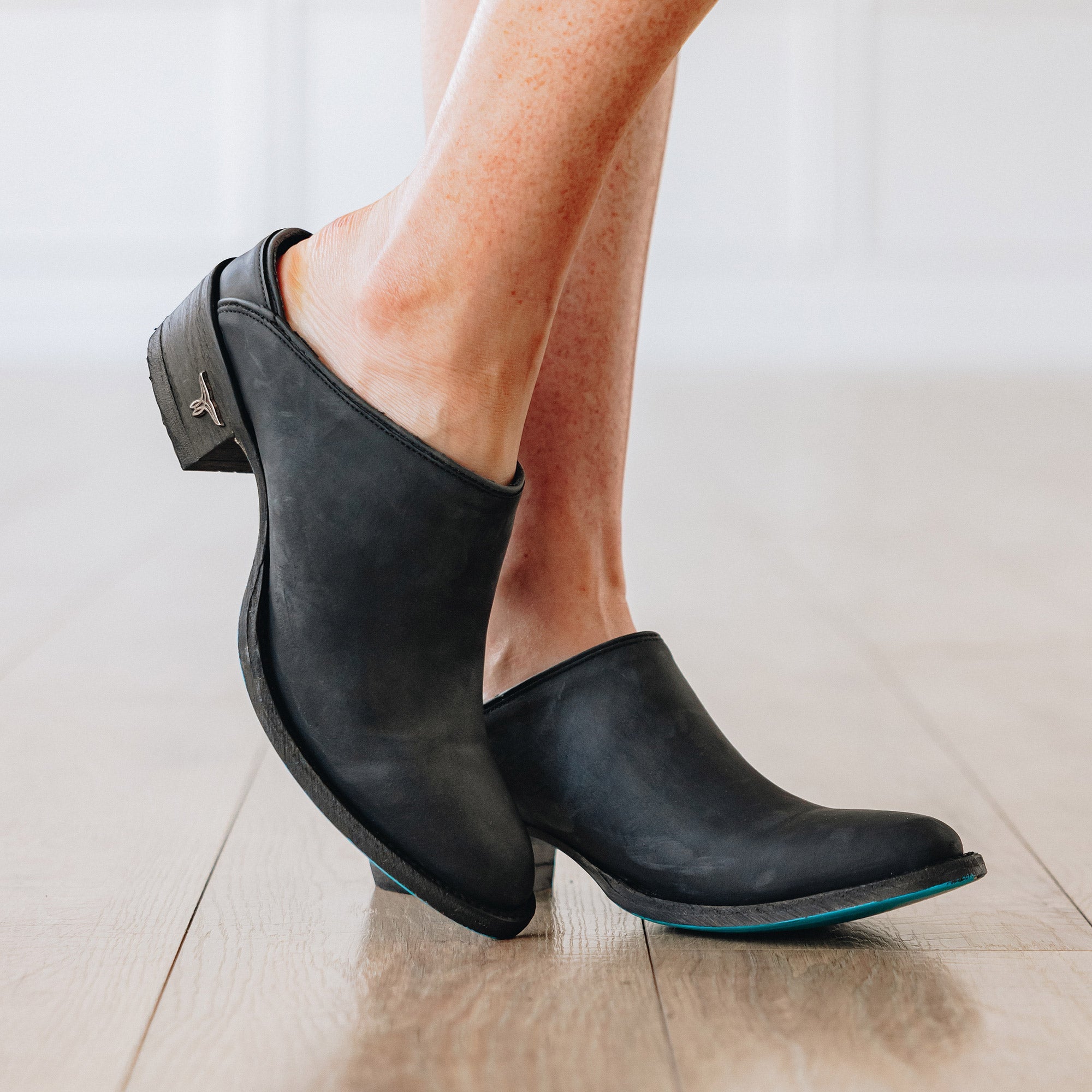 Lane Plain Jane Mule - Matte Black
