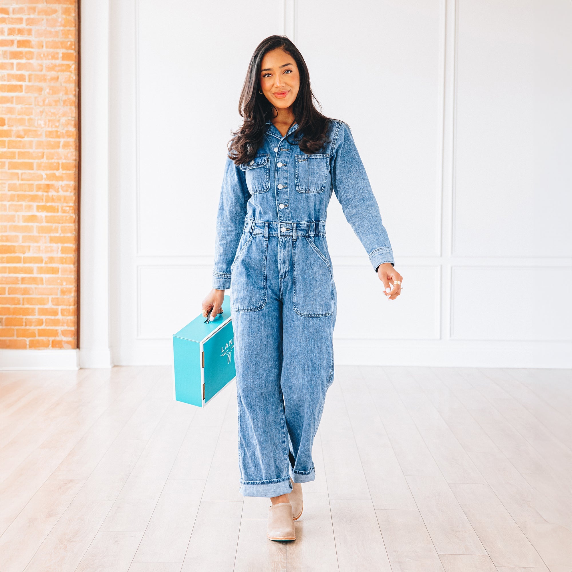 Lane Plain Jane Mule - Latte Suede