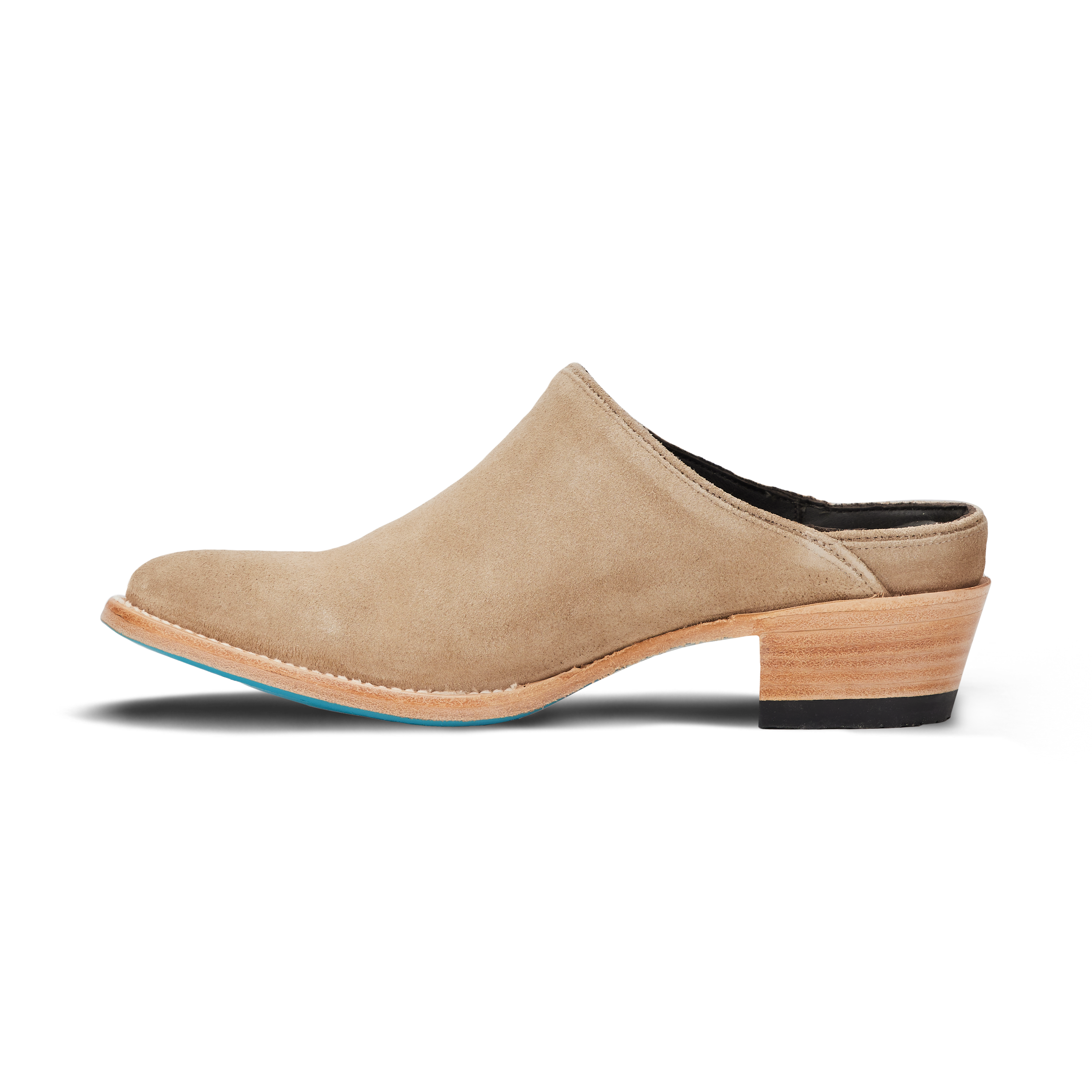 Lane Plain Jane Mule - Latte Suede