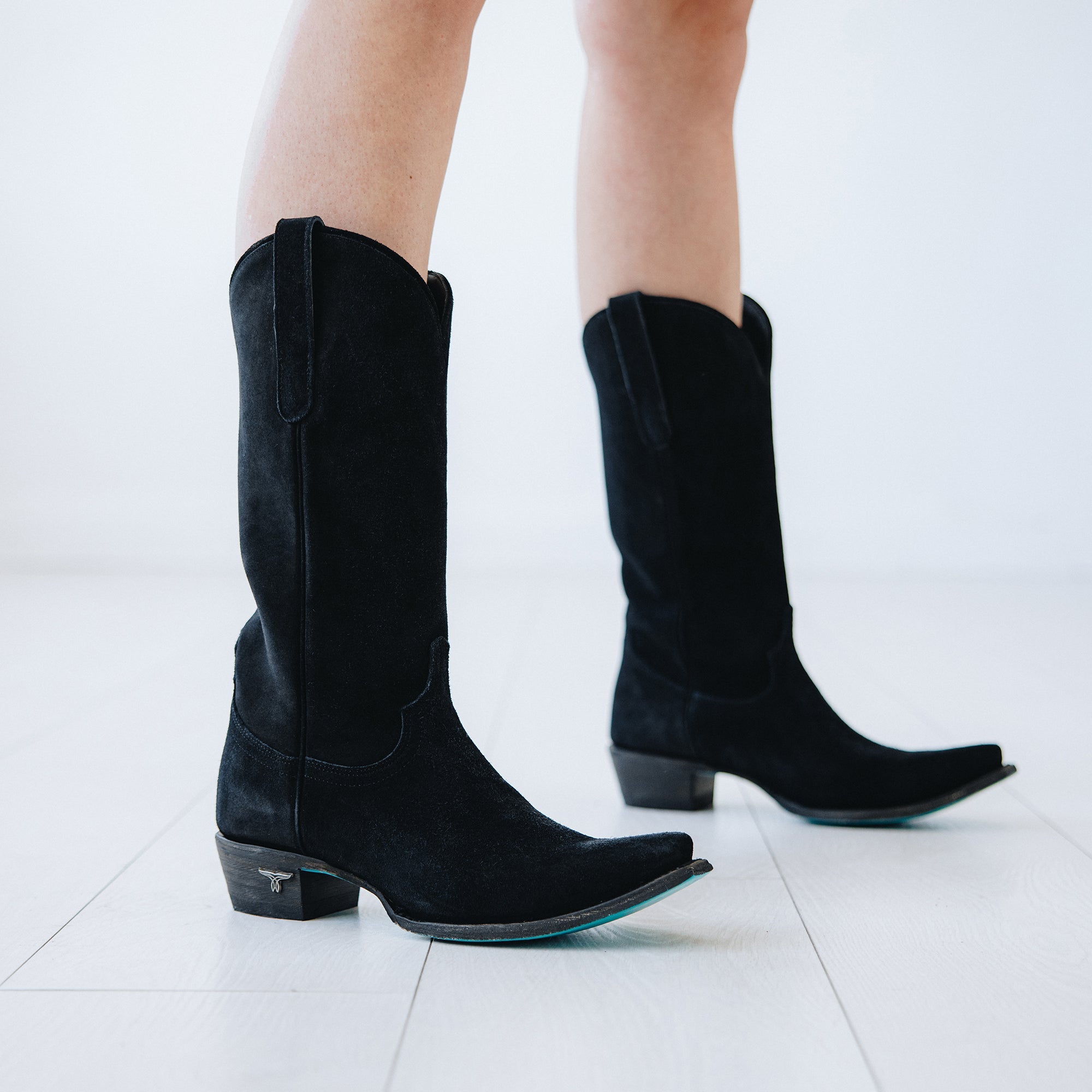 Lane Emma Jane Boot - Soft Black Suede