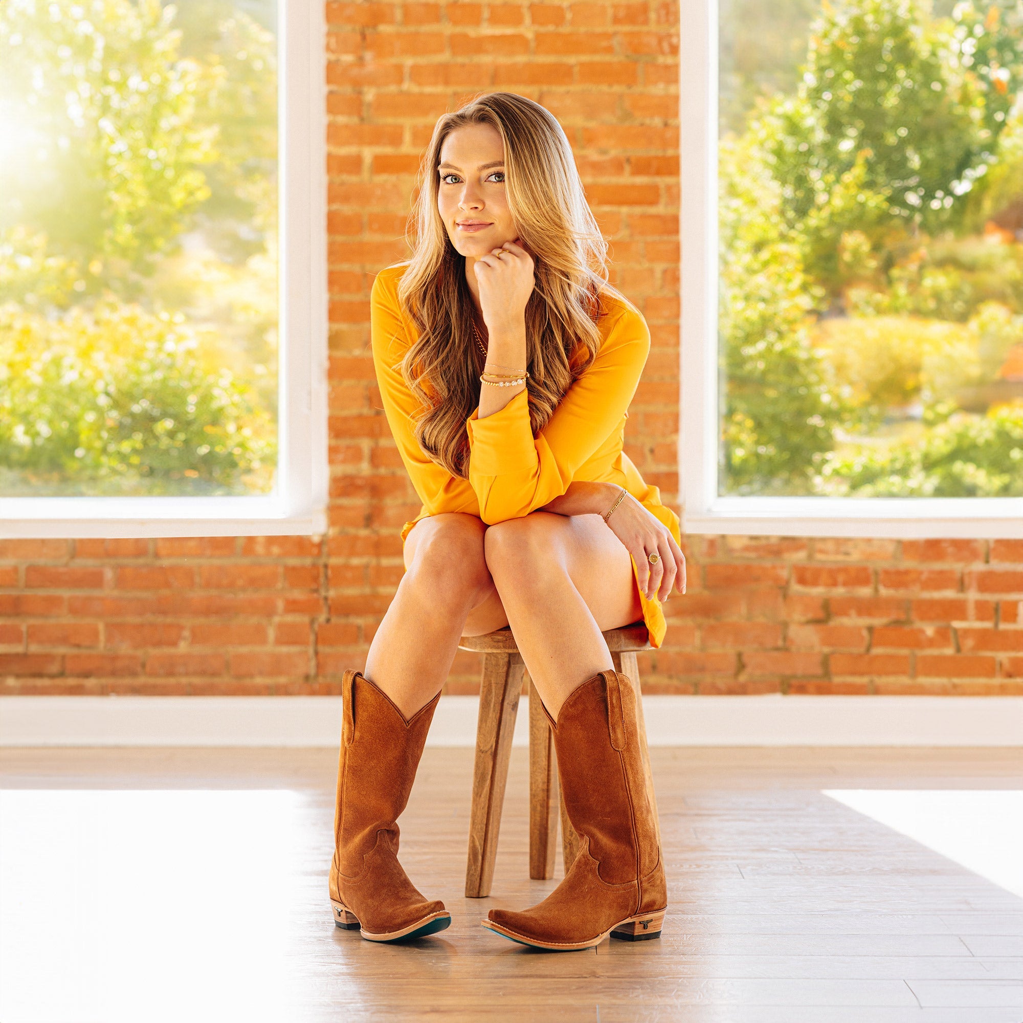 Lane Emma Jane Boot - Toffee Suede
