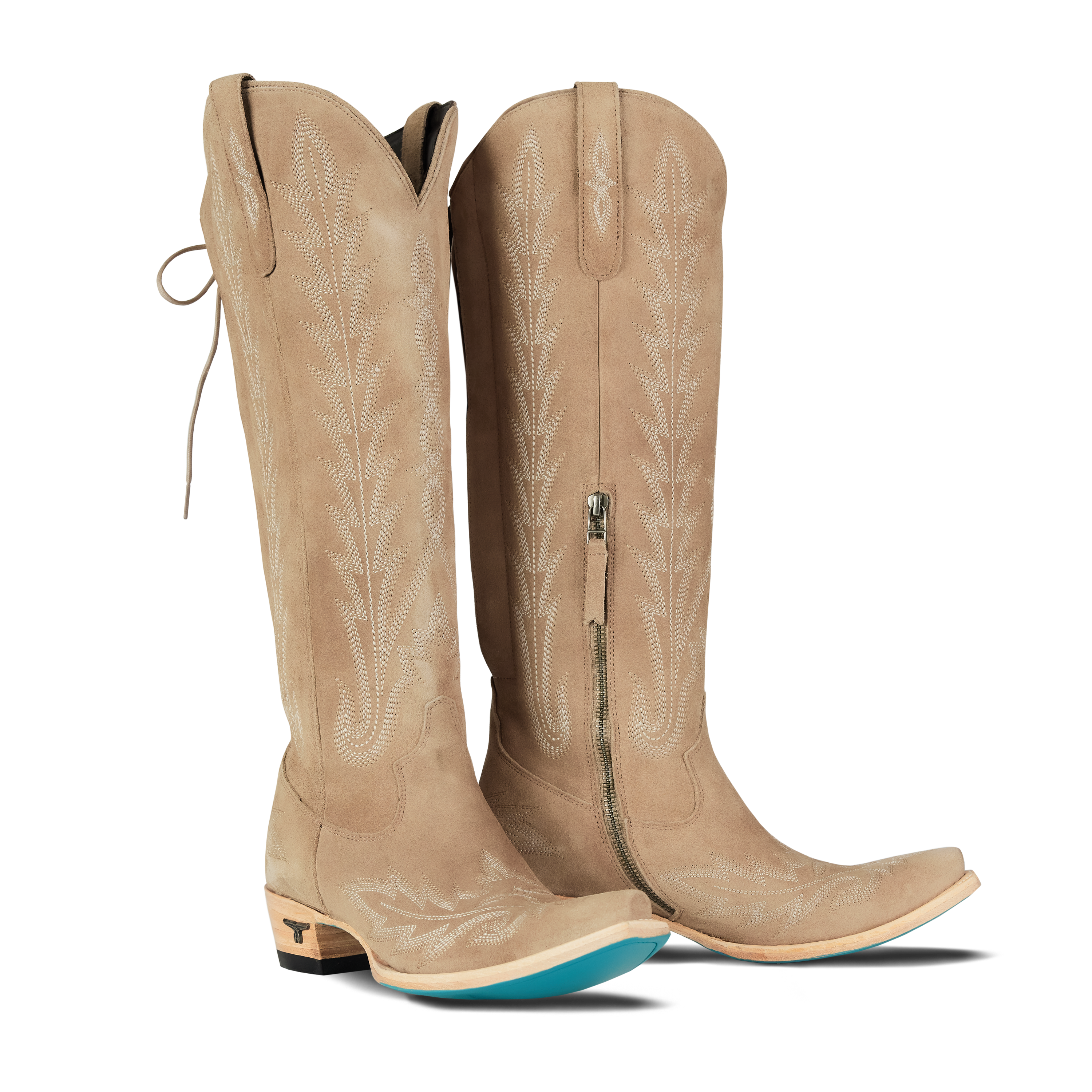 Lane Lexington Knee High Corset - Latte Suede