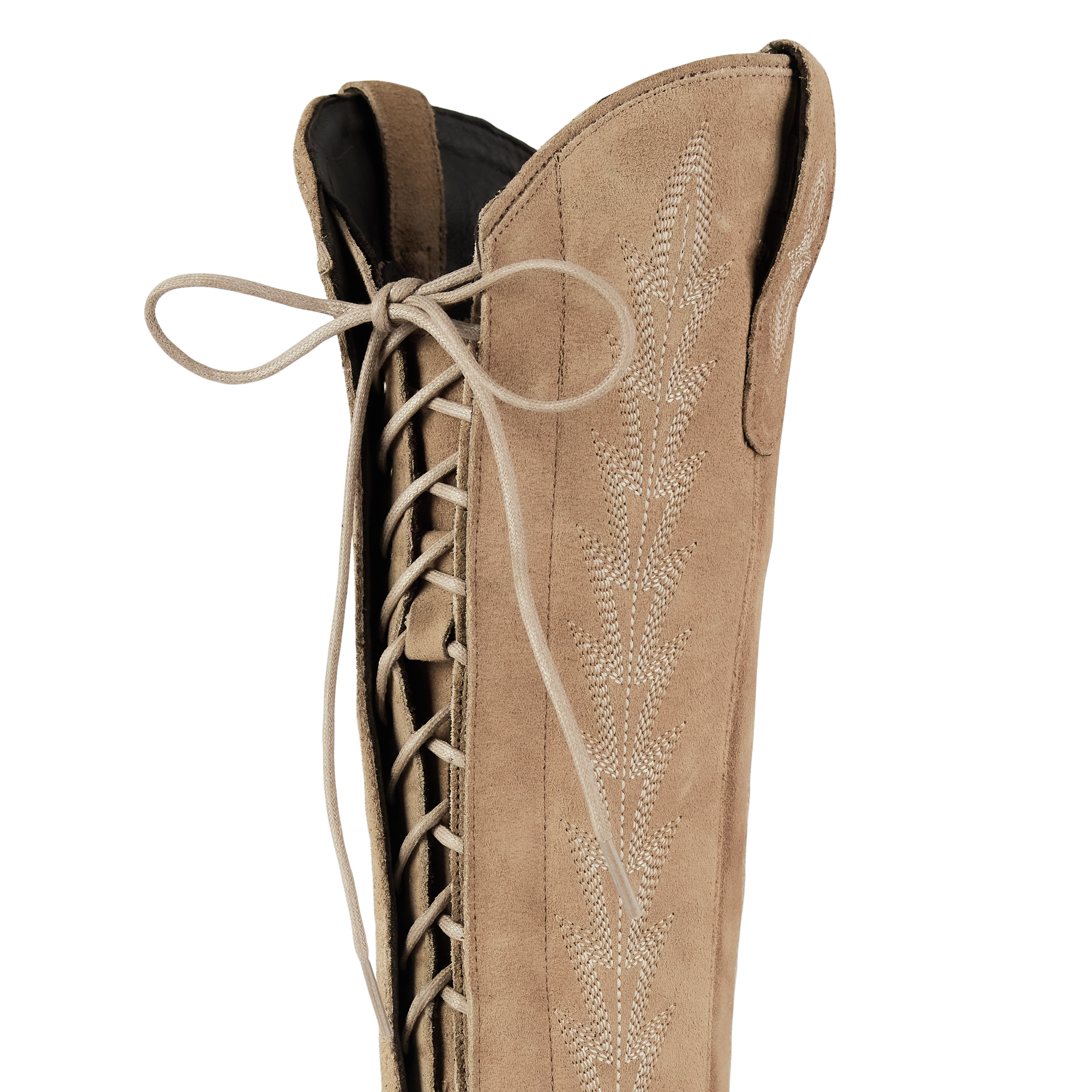 Lane Lexington Knee High Corset - Latte Suede