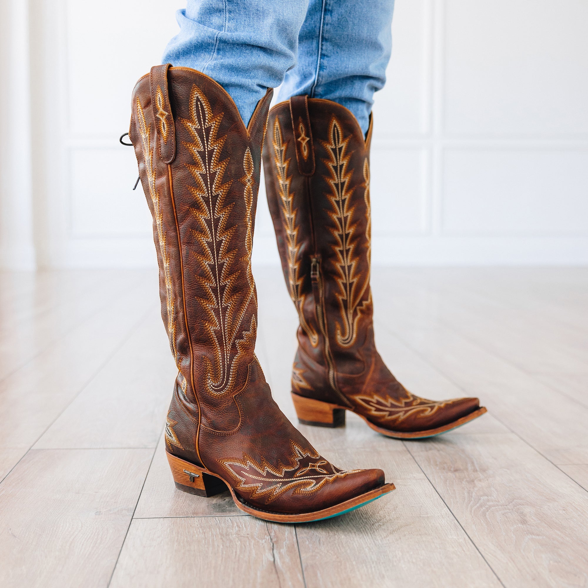 Lane Lexington Knee High Corset - Cognac