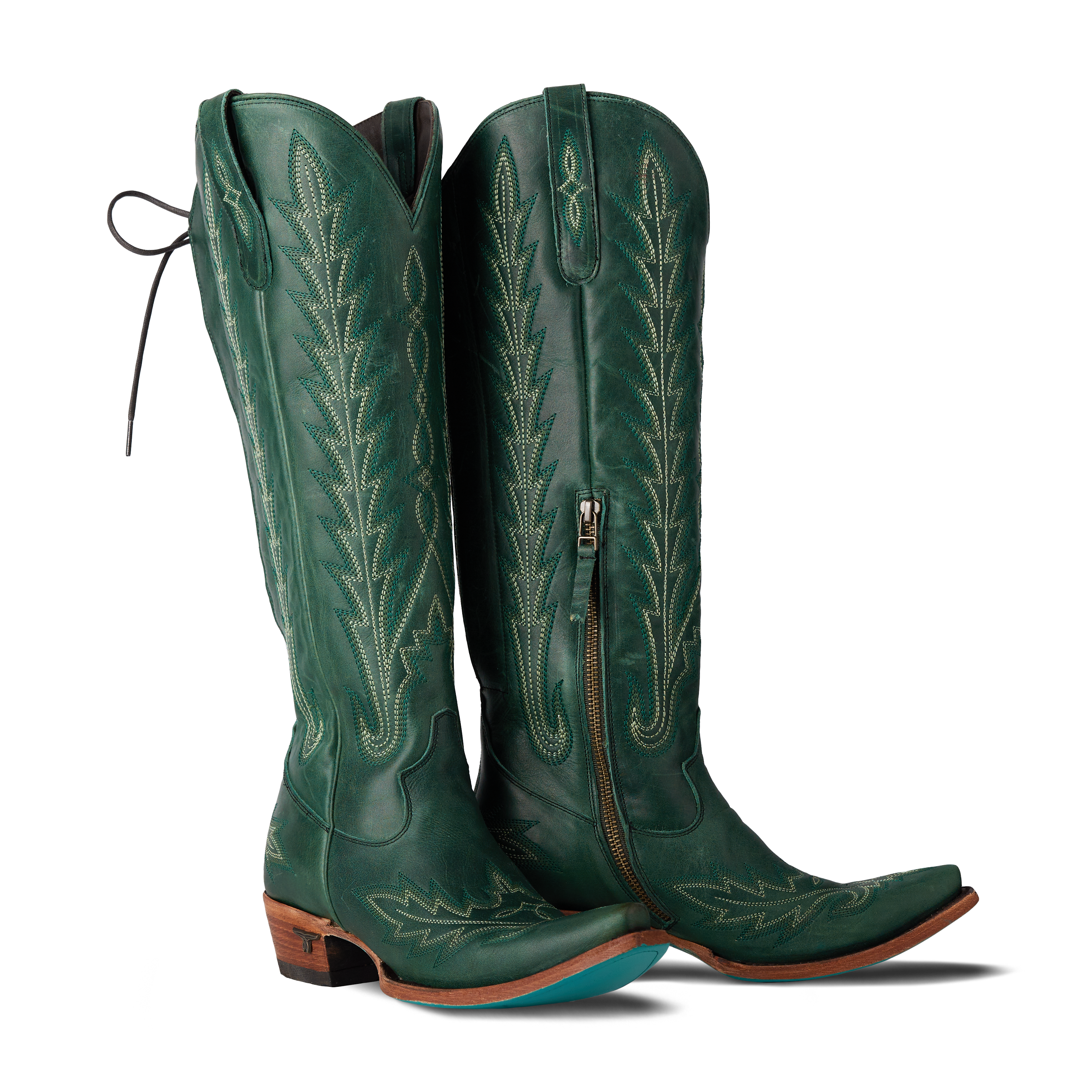 Lane Lexington Knee High Corset - Emerald