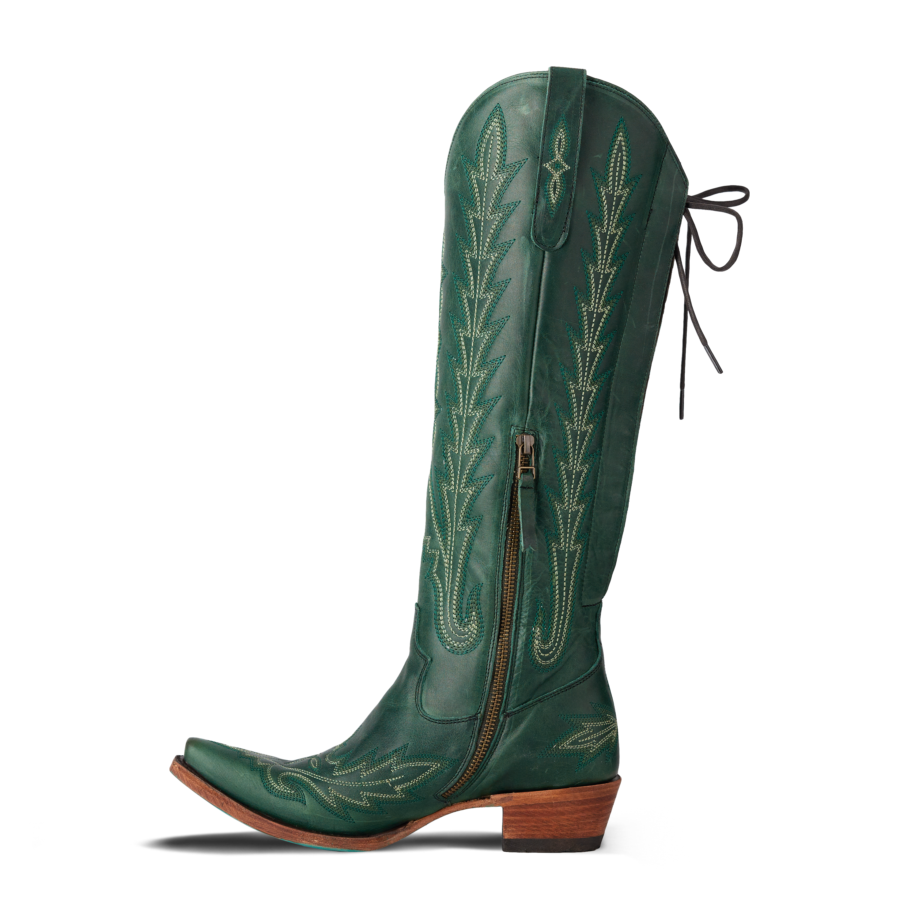 Lane Lexington Knee High Corset - Emerald