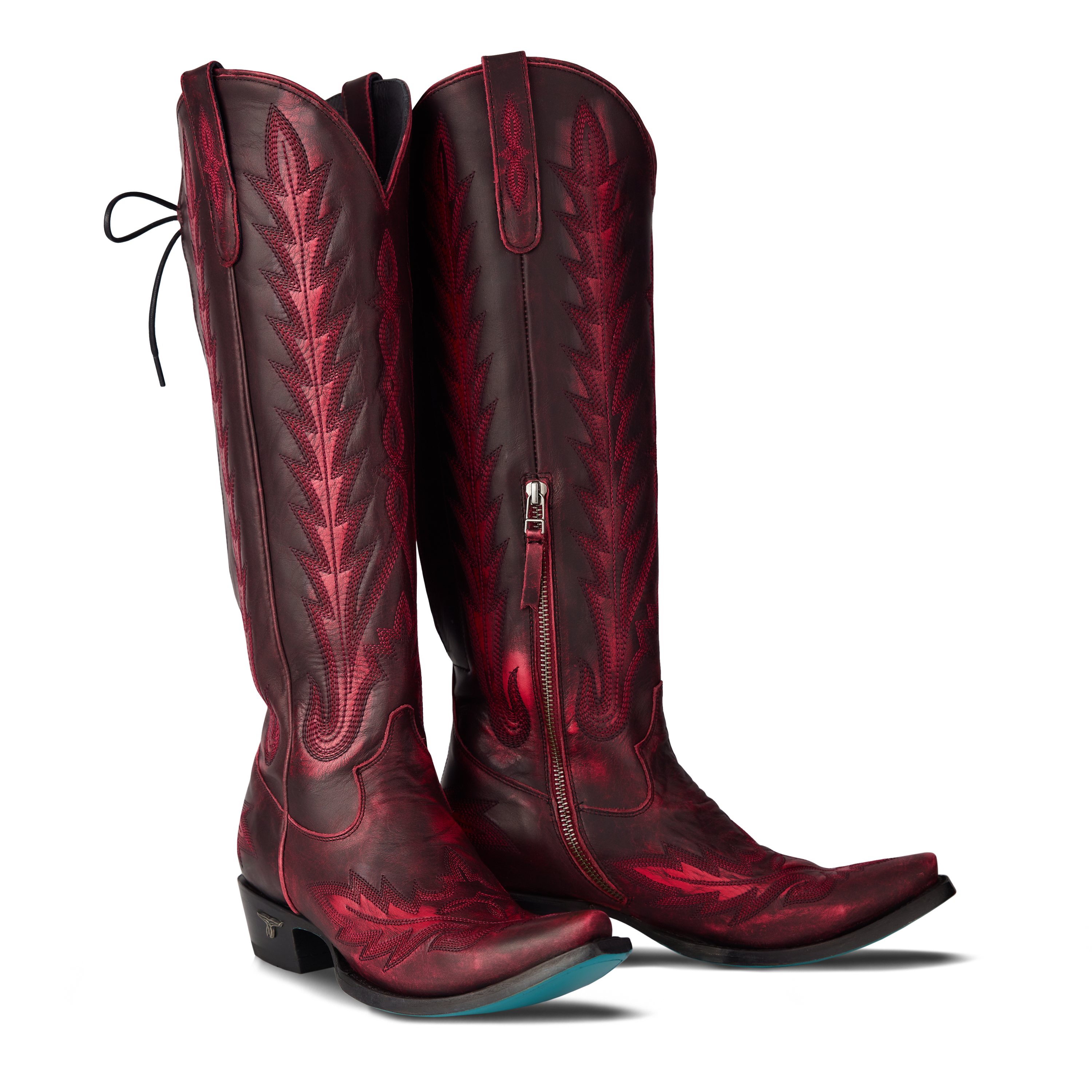 Lane Lexington Knee High Corset - Black Cherry