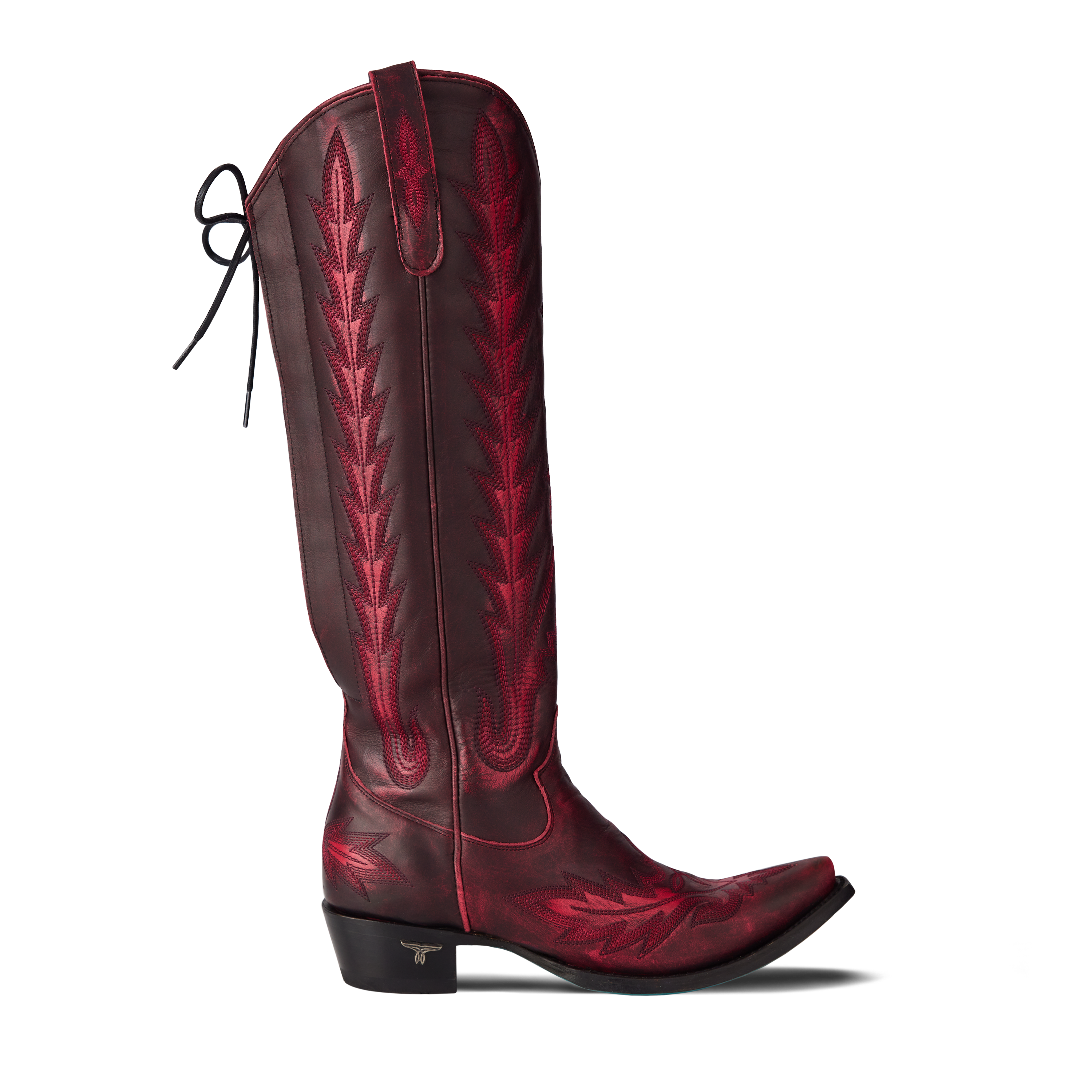 Lane Lexington Knee High Corset - Black Cherry