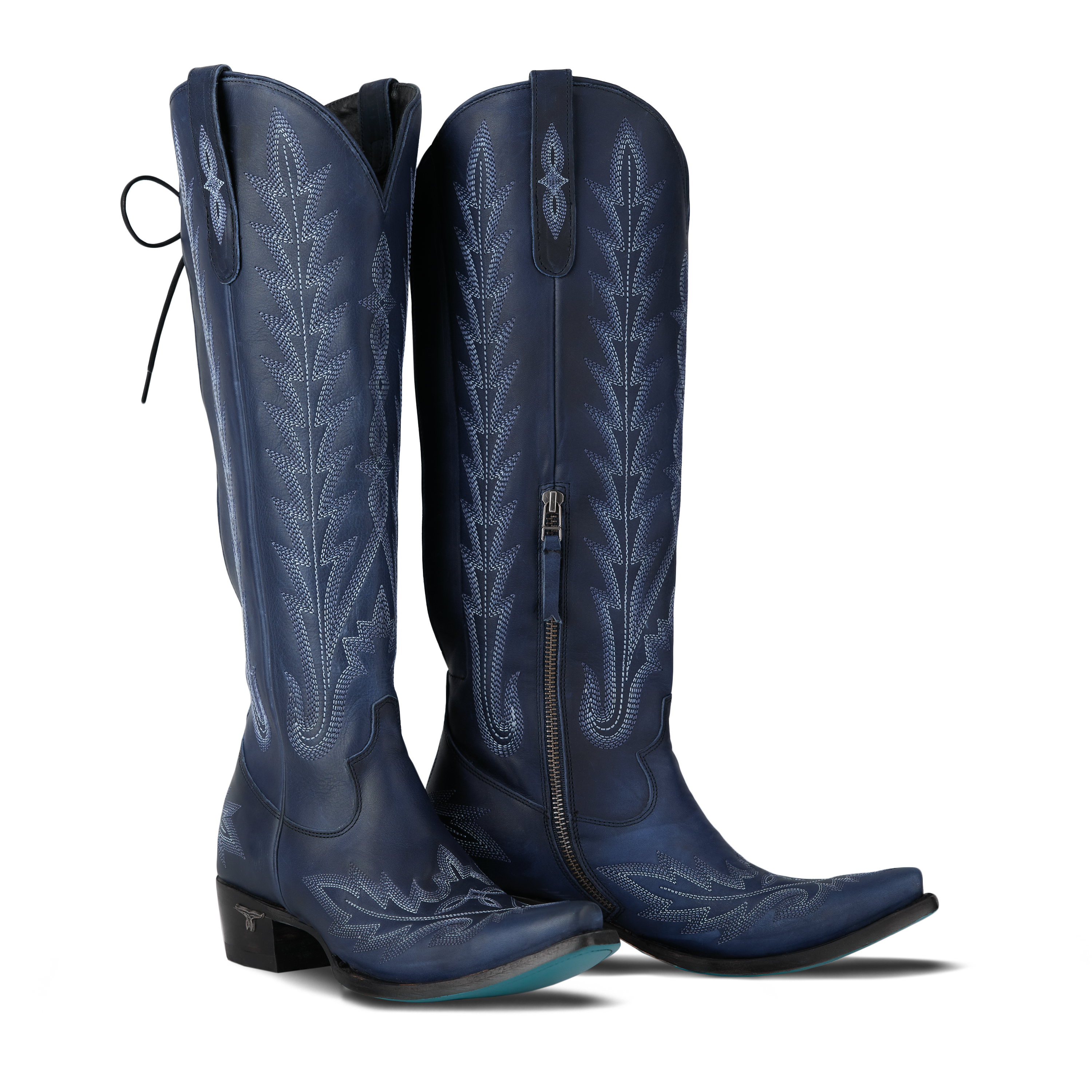 Lane Lexington Knee High Corset - Midnight Navy