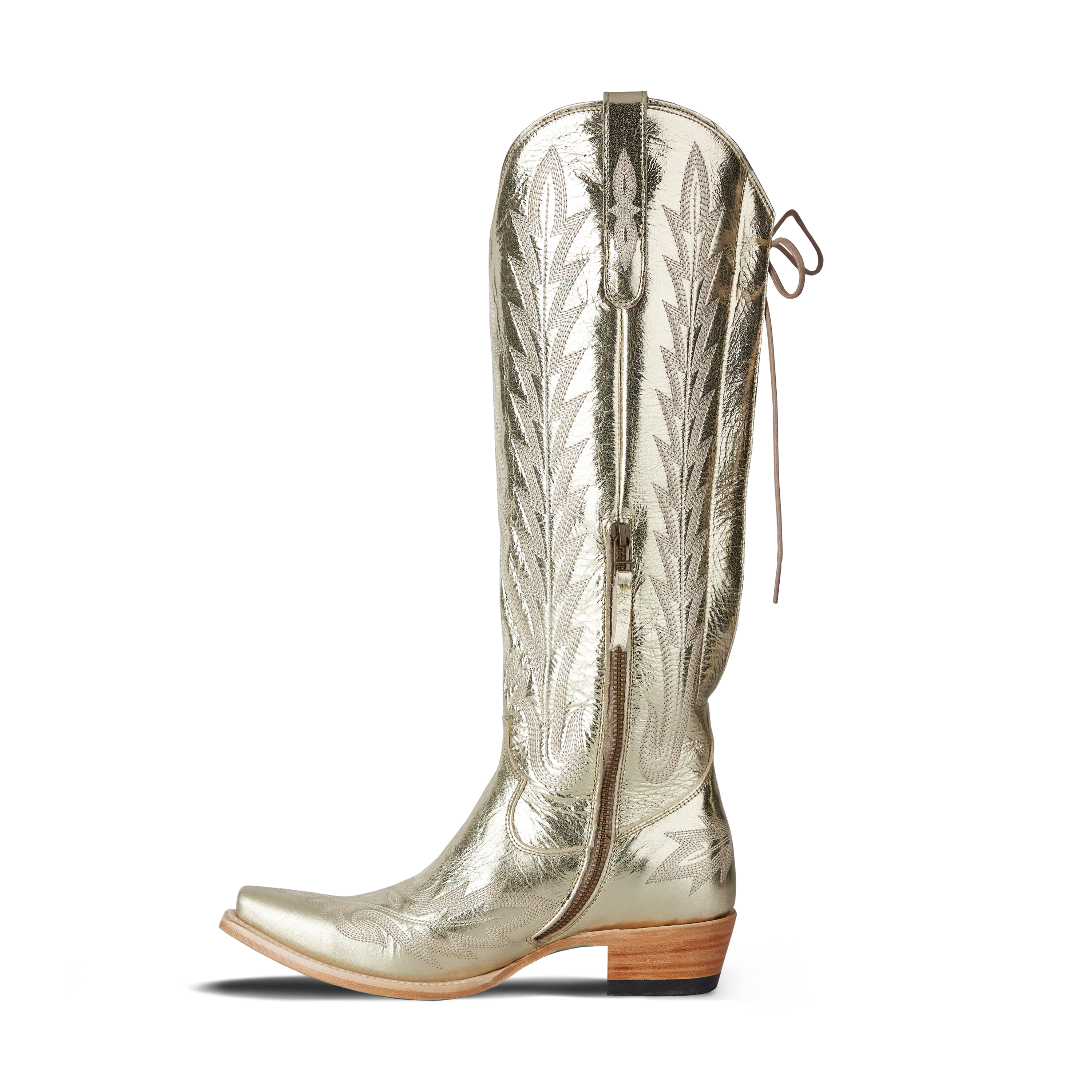 Lane Lexington Knee High Corset - Champagne Metallic