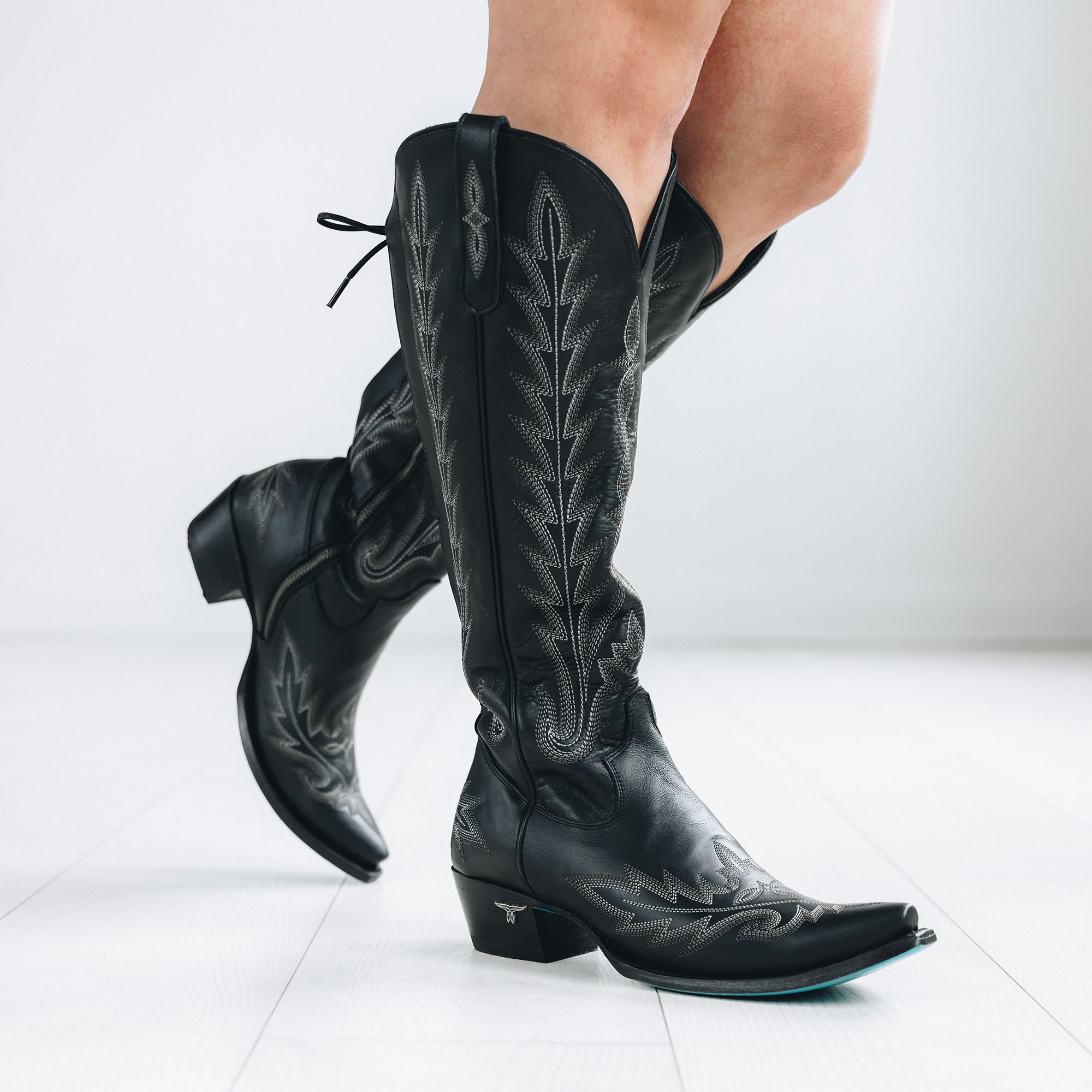 Lane Lexington Knee High Corset - Jet Black