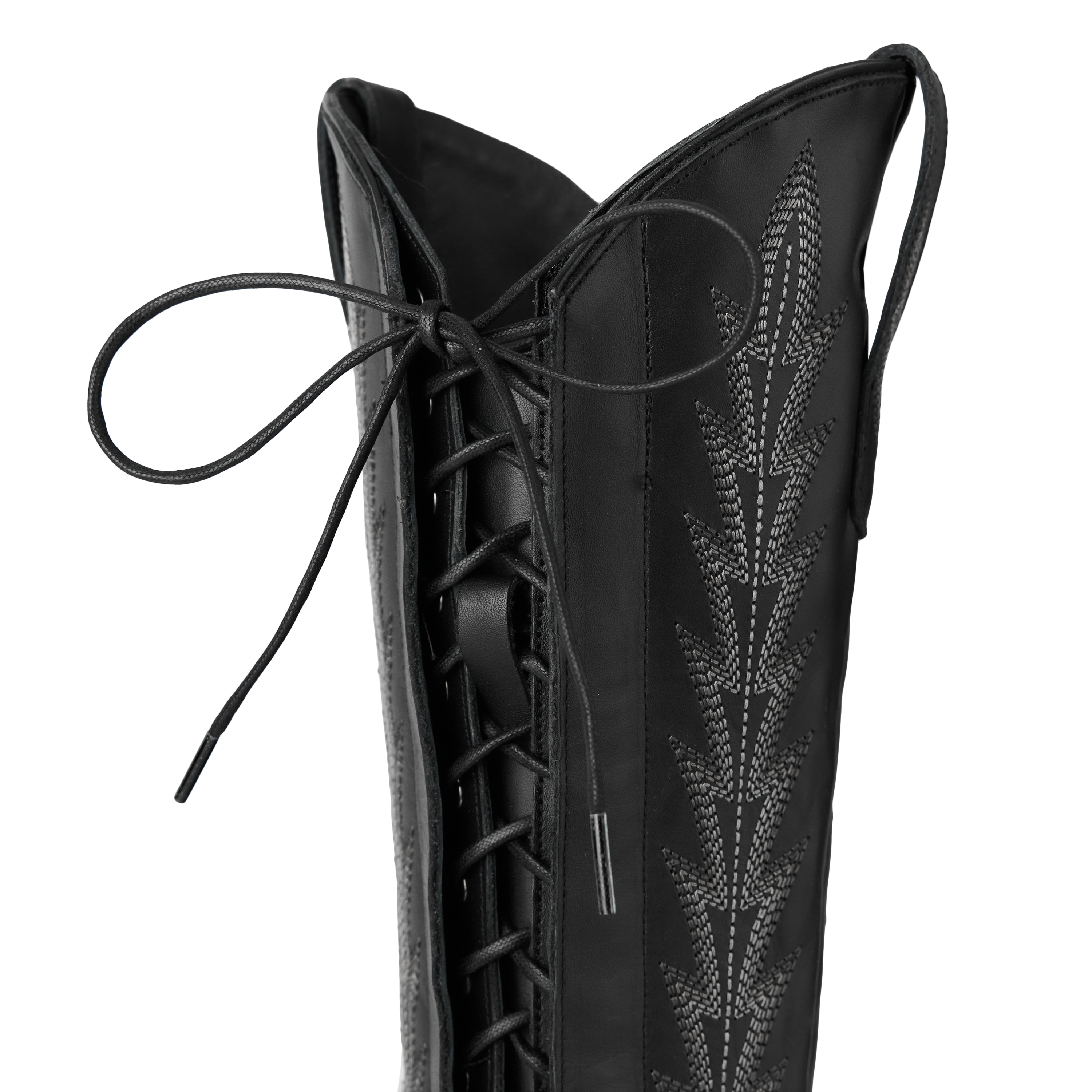 Lane Lexington Knee High Corset - Jet Black