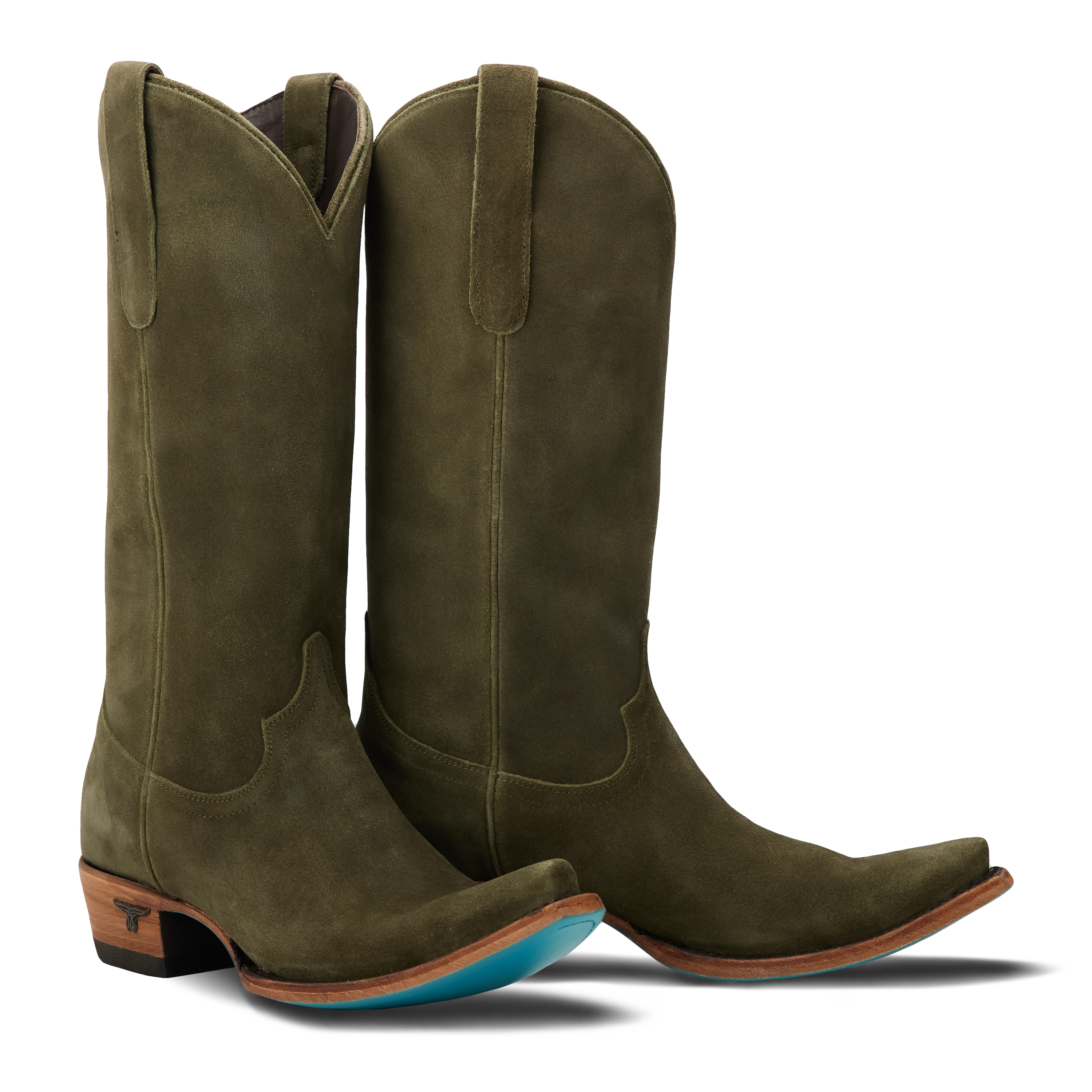 Lane Emma Jane Boot - Olive Suede