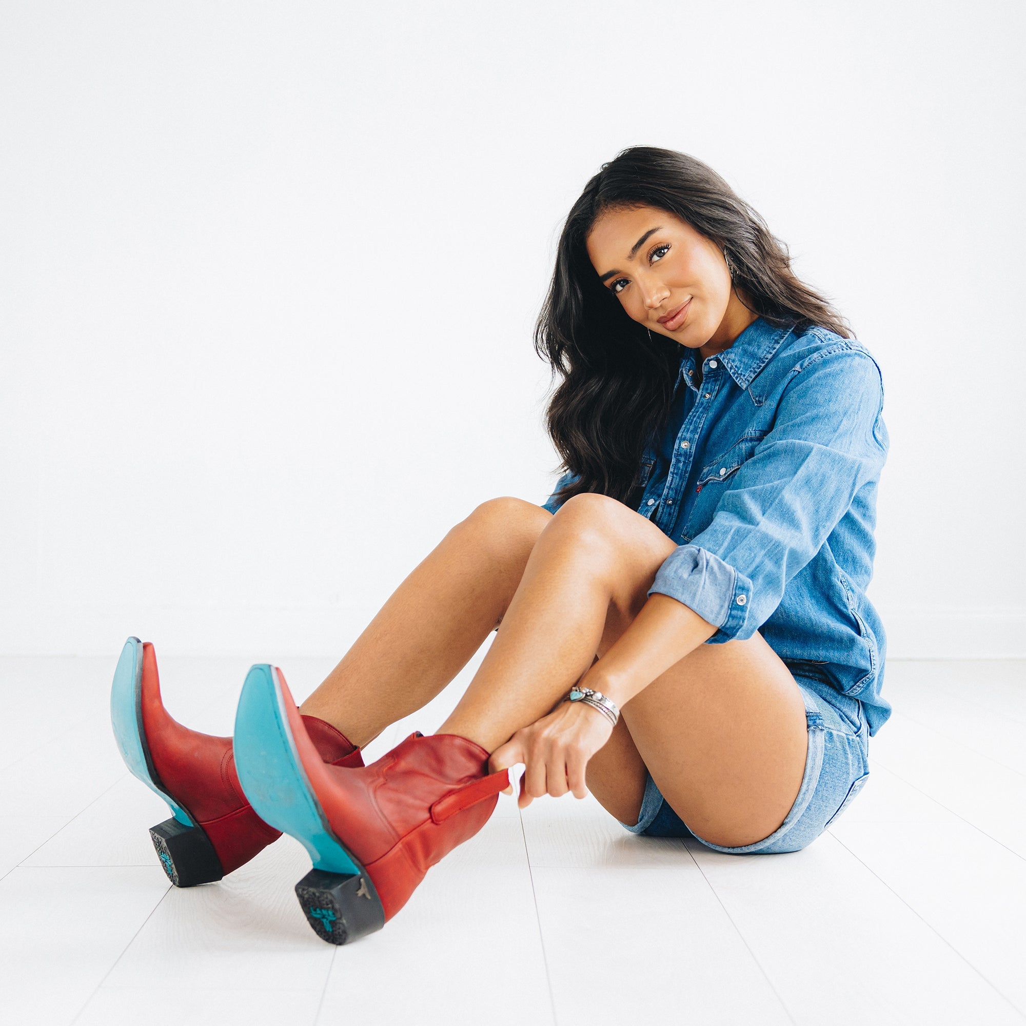 Lane Emma Jane Bootie - Smoldering Ruby