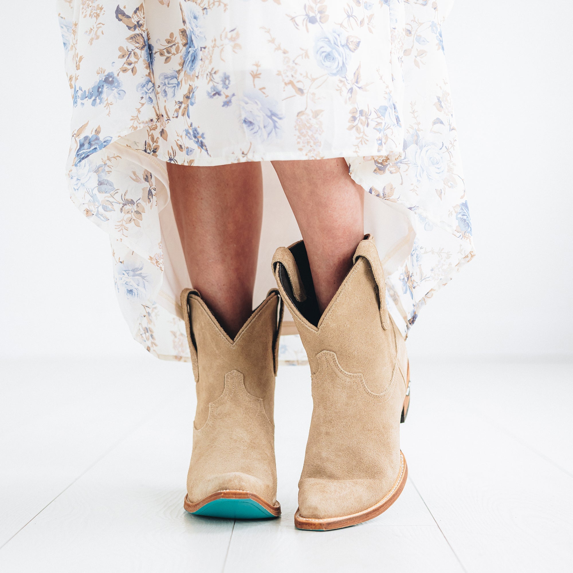 Lane Emma Jane Bootie - Latte Suede