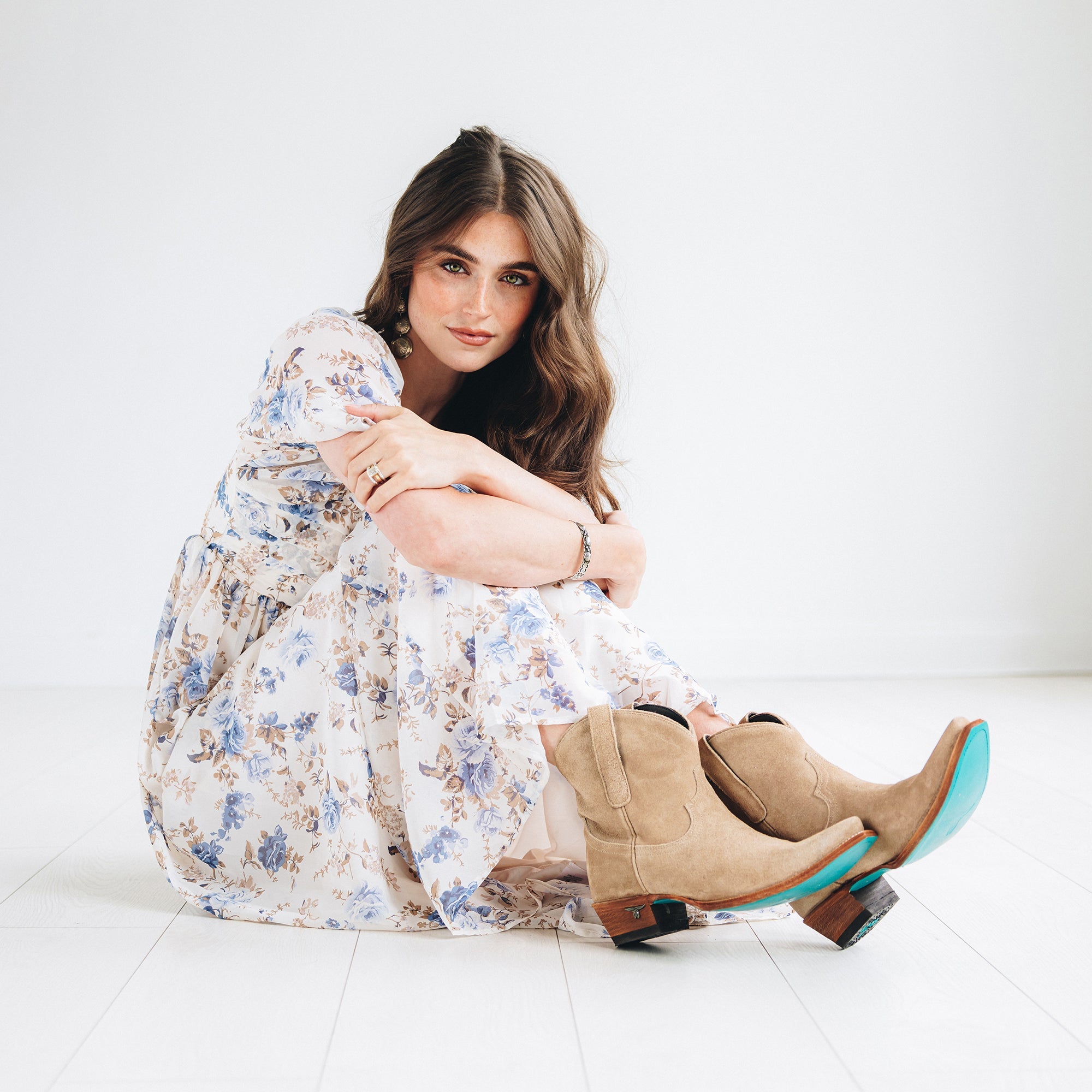 Lane Emma Jane Bootie - Latte Suede