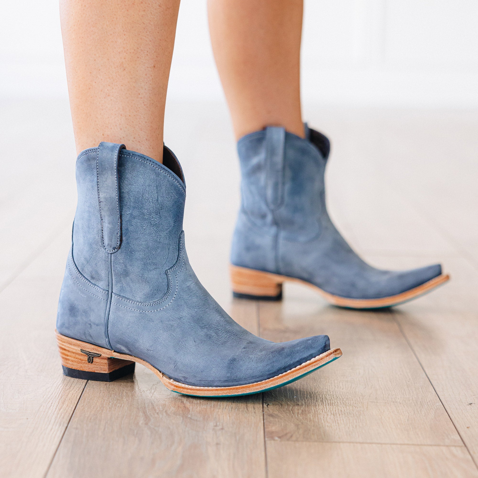 Lane Emma Jane Bootie - Washed Denim
