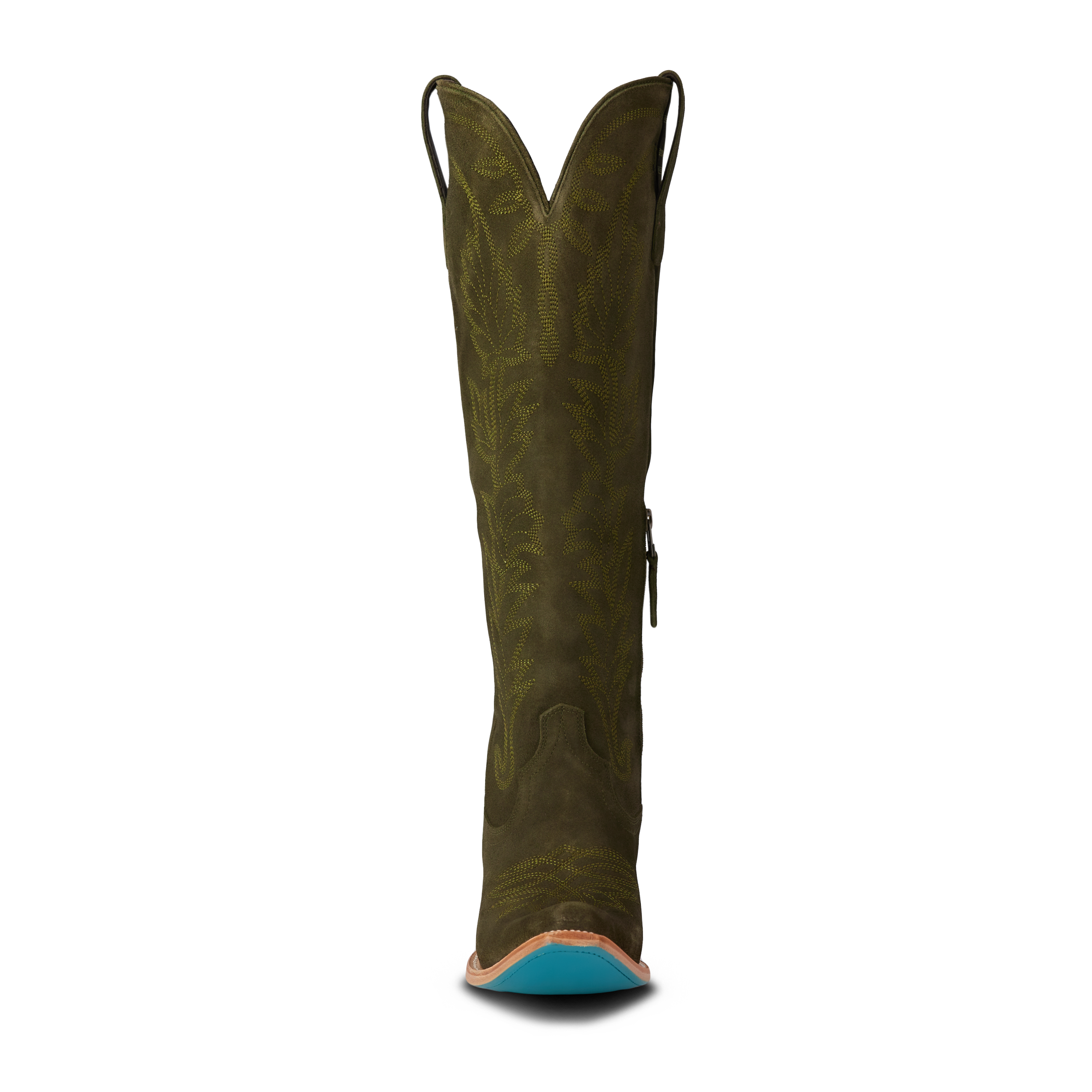Lane Sandaga Knee High - Olive Suede