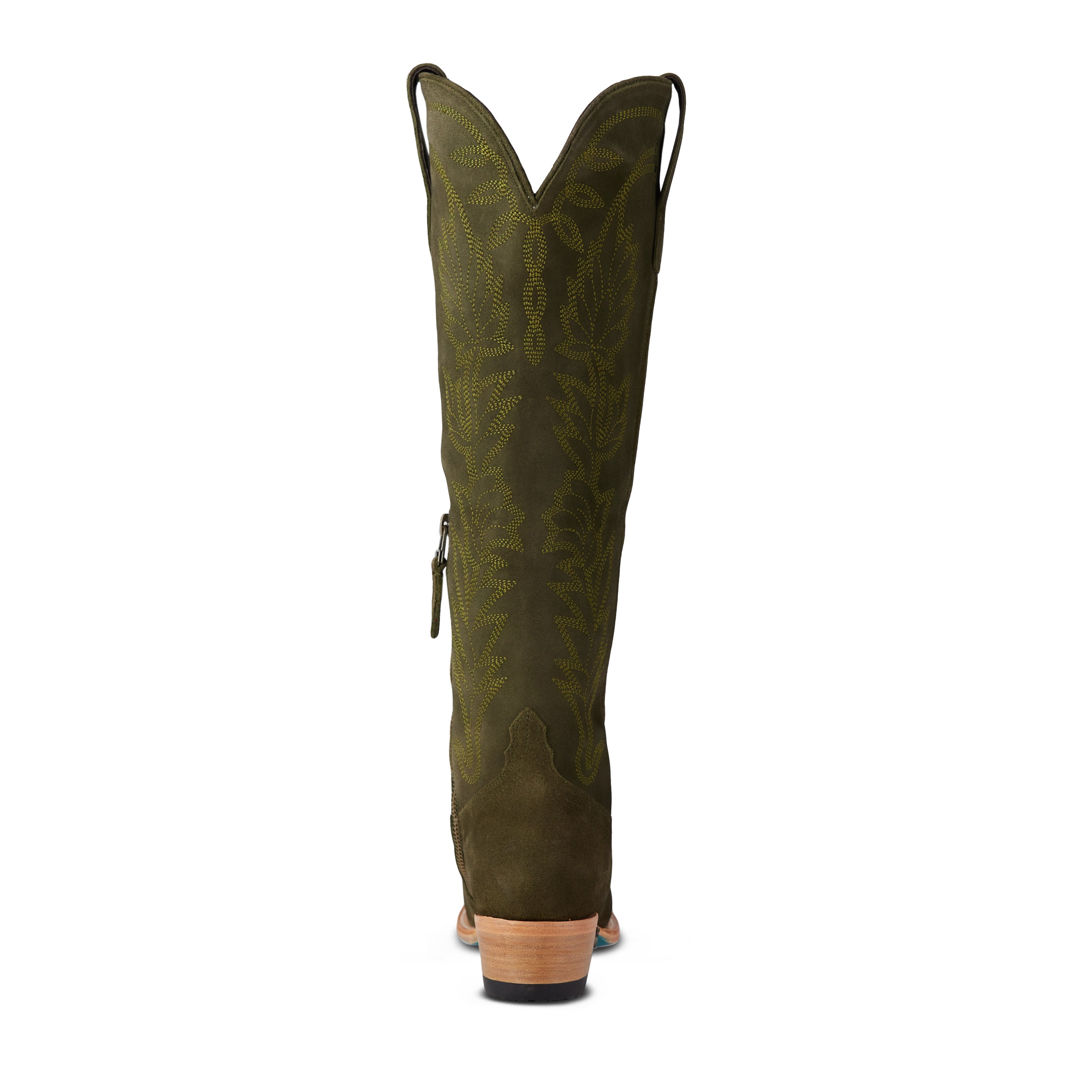 Lane Sandaga Knee High - Olive Suede