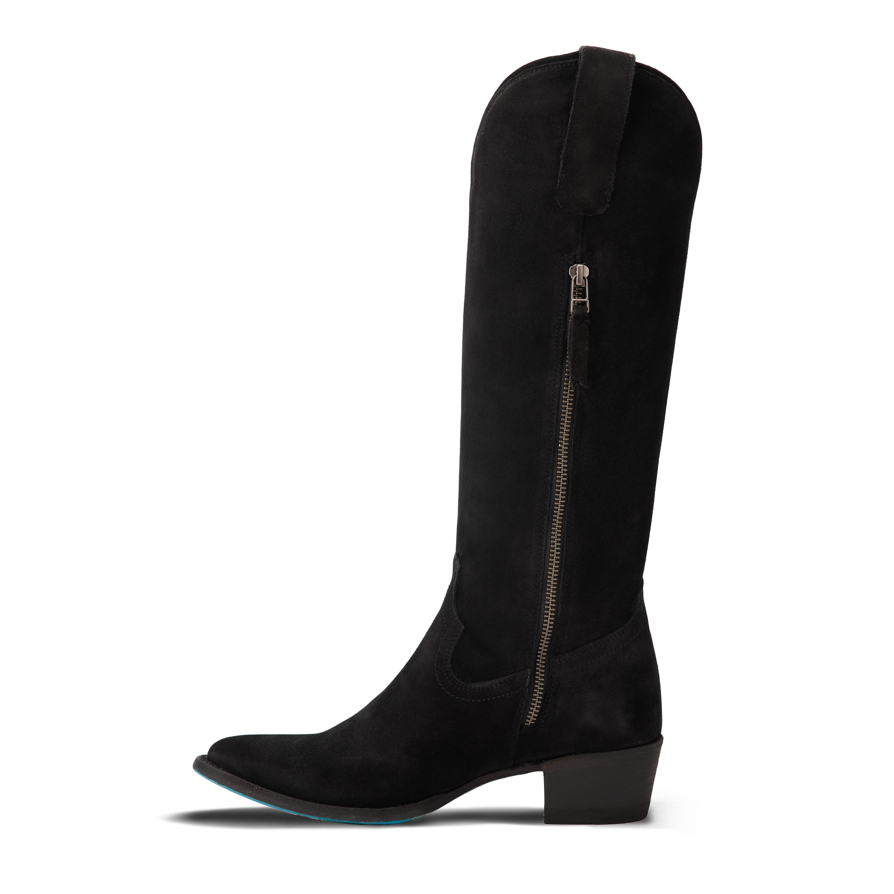 Lane Plain Jane Boot - Soft Black Suede