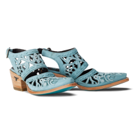 Lane Robin Cut Out Slingback Mule - Powder Blue