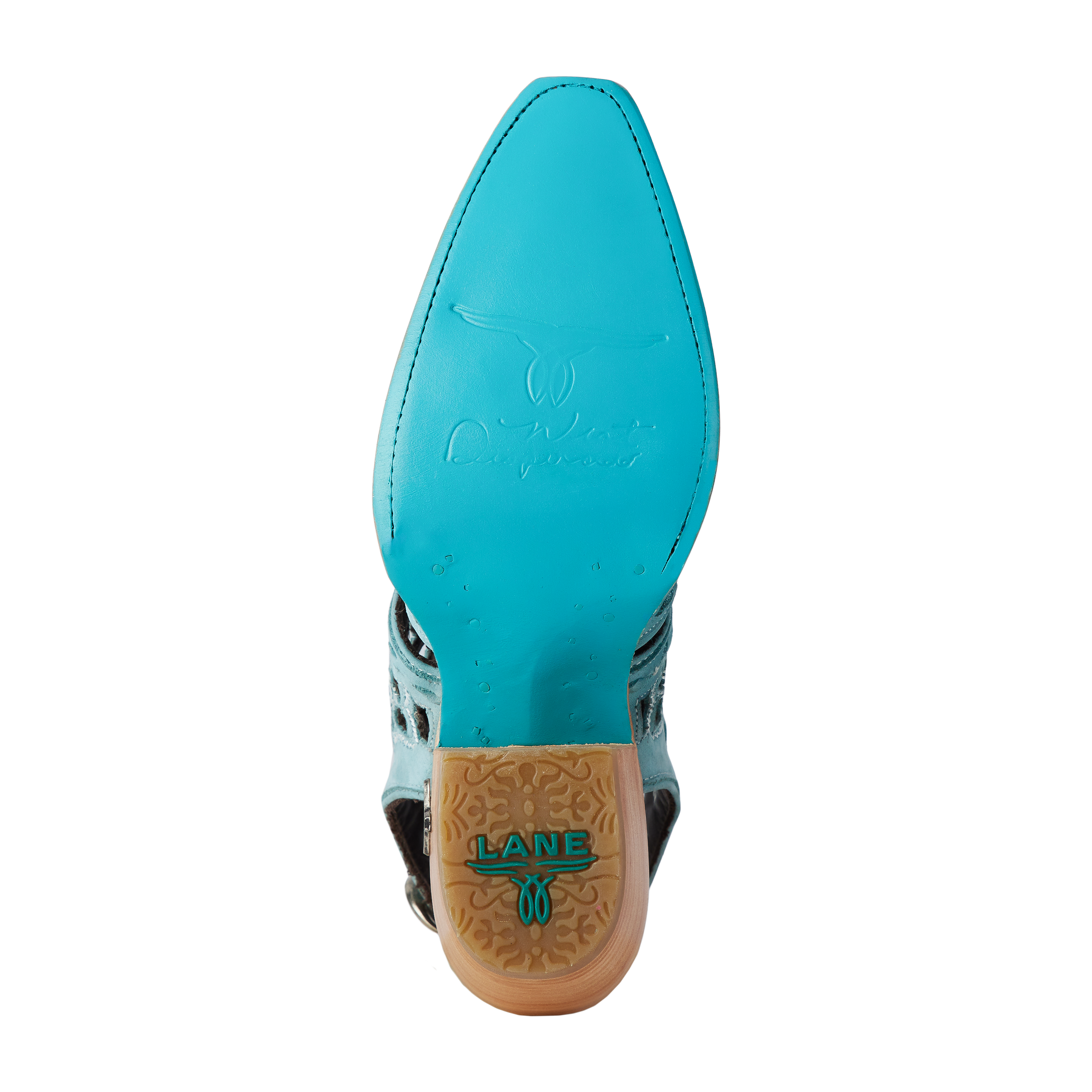 Lane Robin Cut Out Slingback Mule - Powder Blue