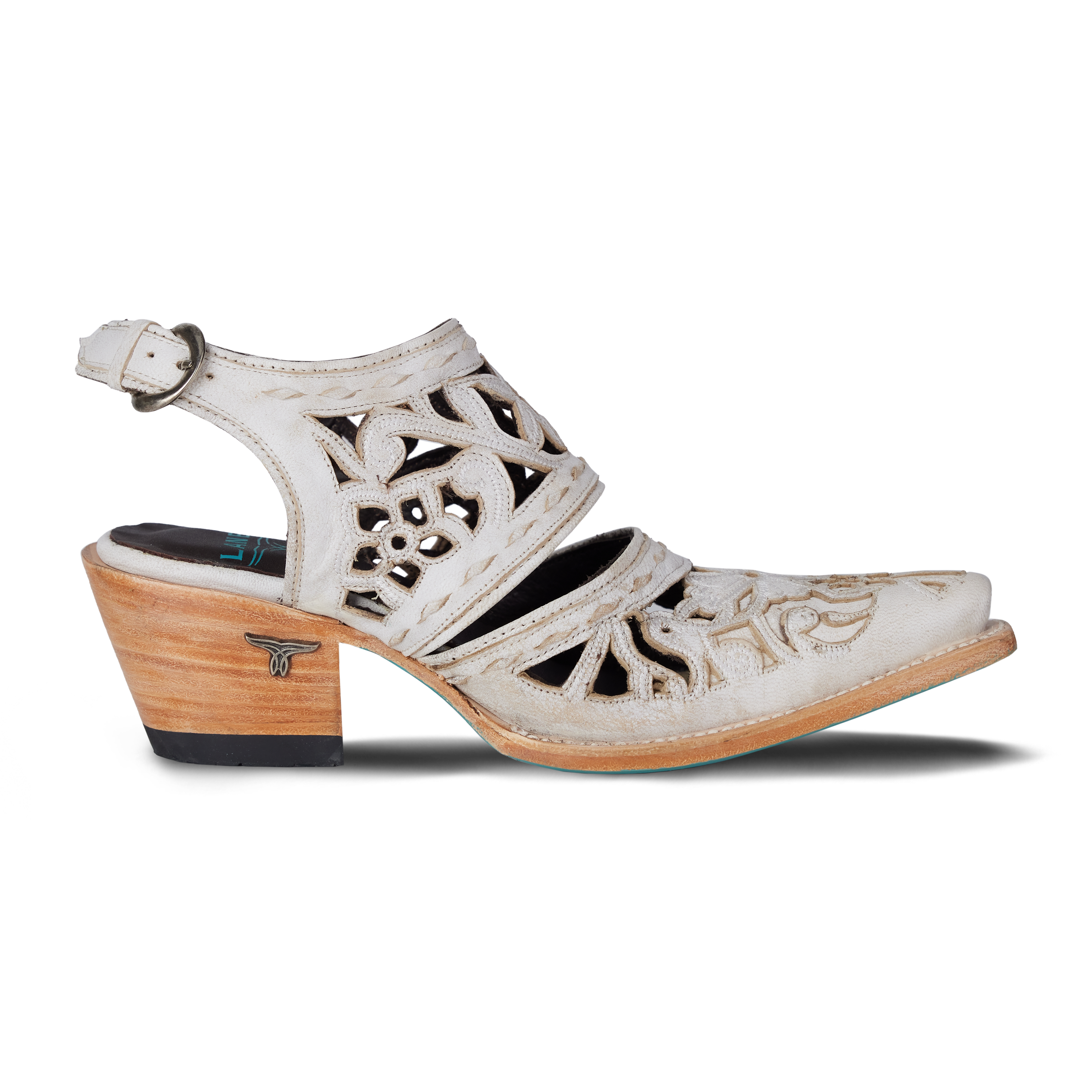 Lane Robin Cut Out Slingback Mule - Ceramic Crackle