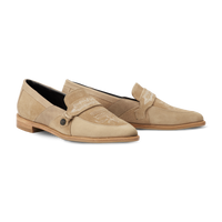 Lane Martingale Loafer - Latte Suede