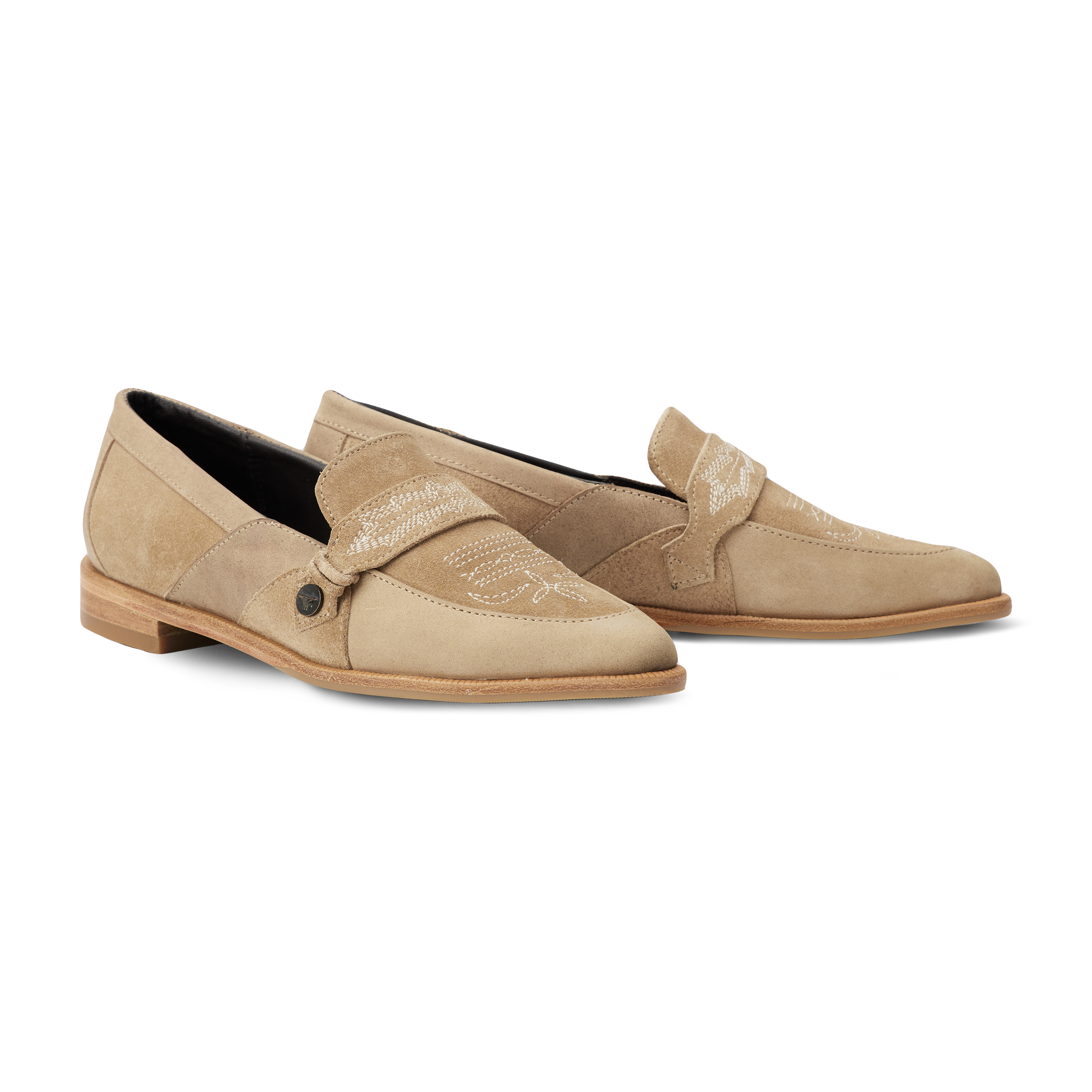 Lane Martingale Loafer - Latte Suede