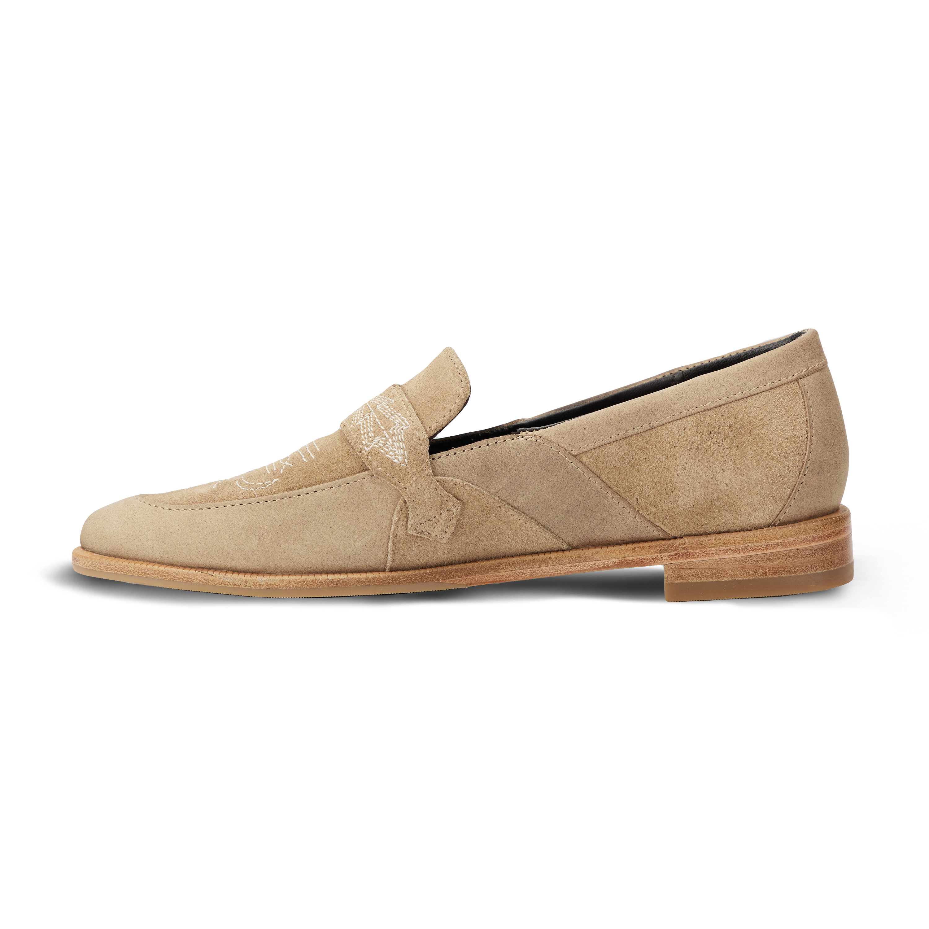 Lane Martingale Loafer - Latte Suede