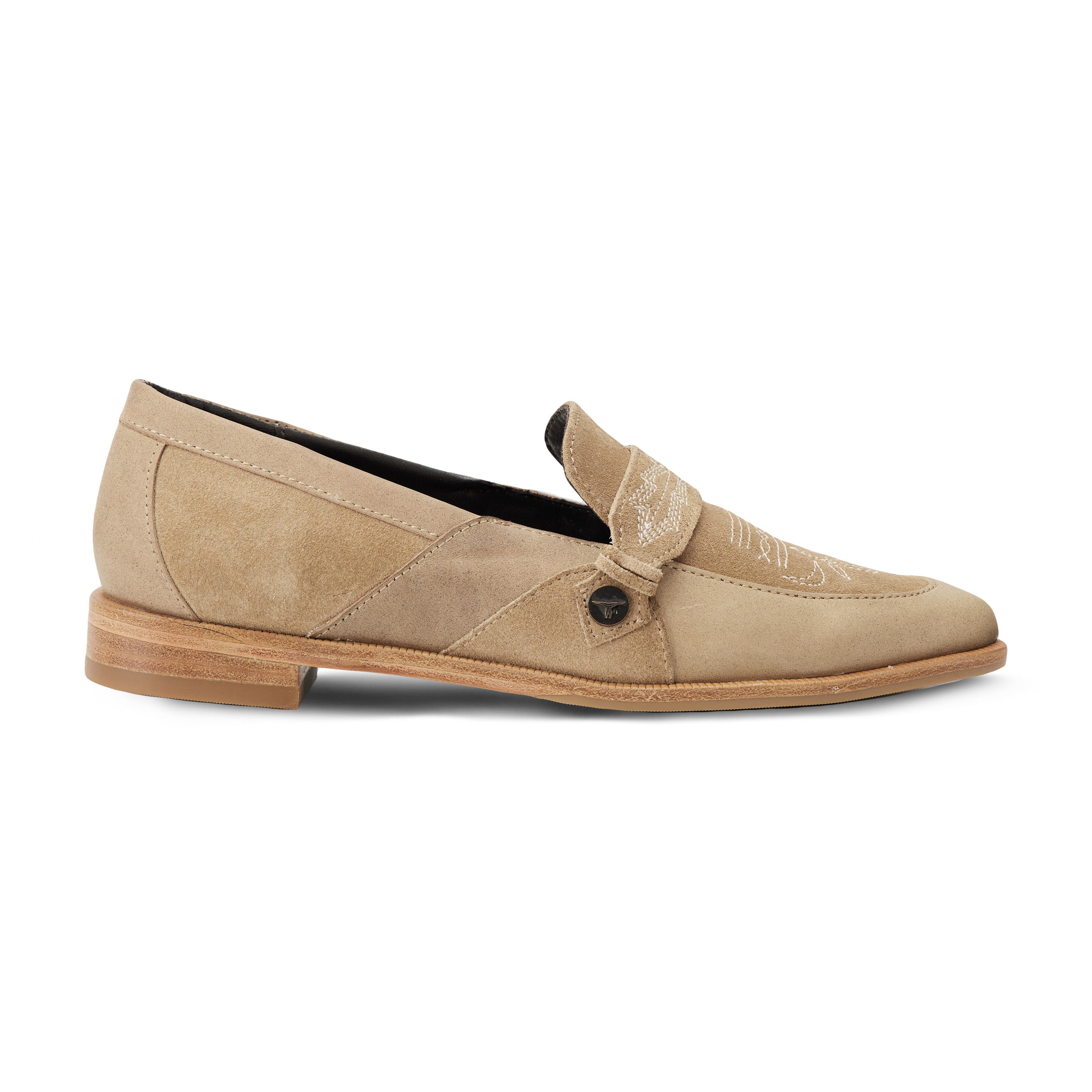 Lane Martingale Loafer - Latte Suede