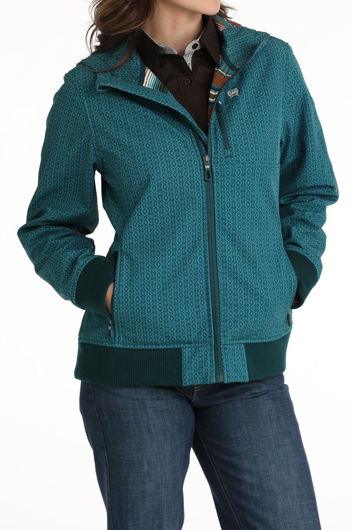 CINCH LADIES JACKET - TEAL