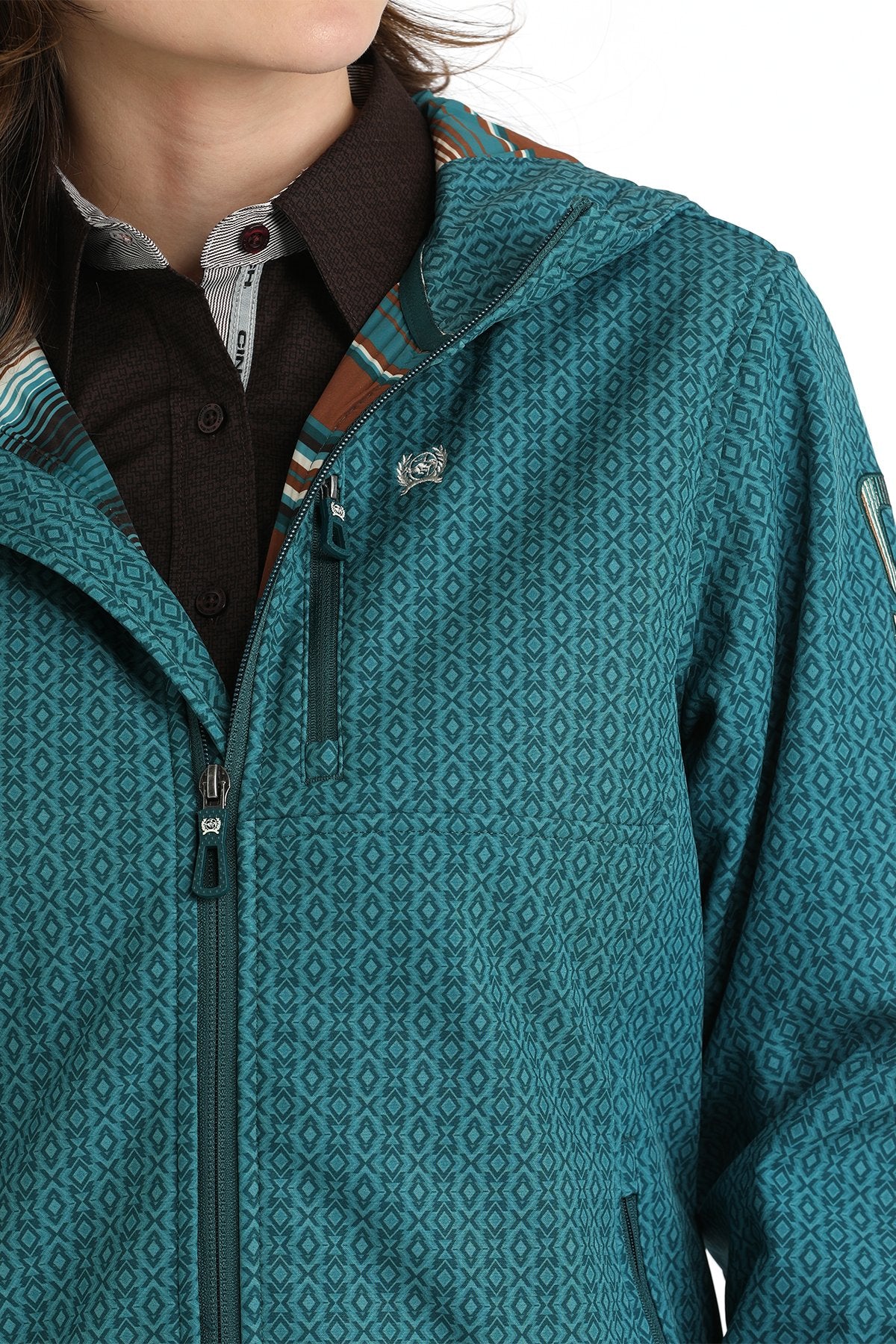 CINCH LADIES JACKET - TEAL