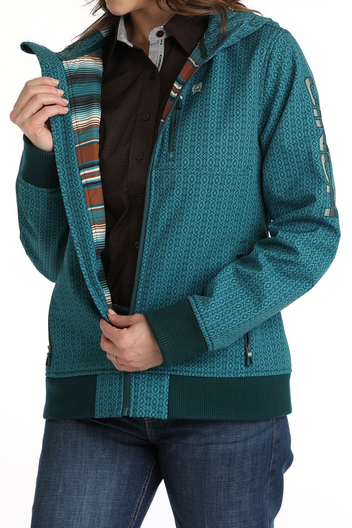 CINCH LADIES JACKET - TEAL