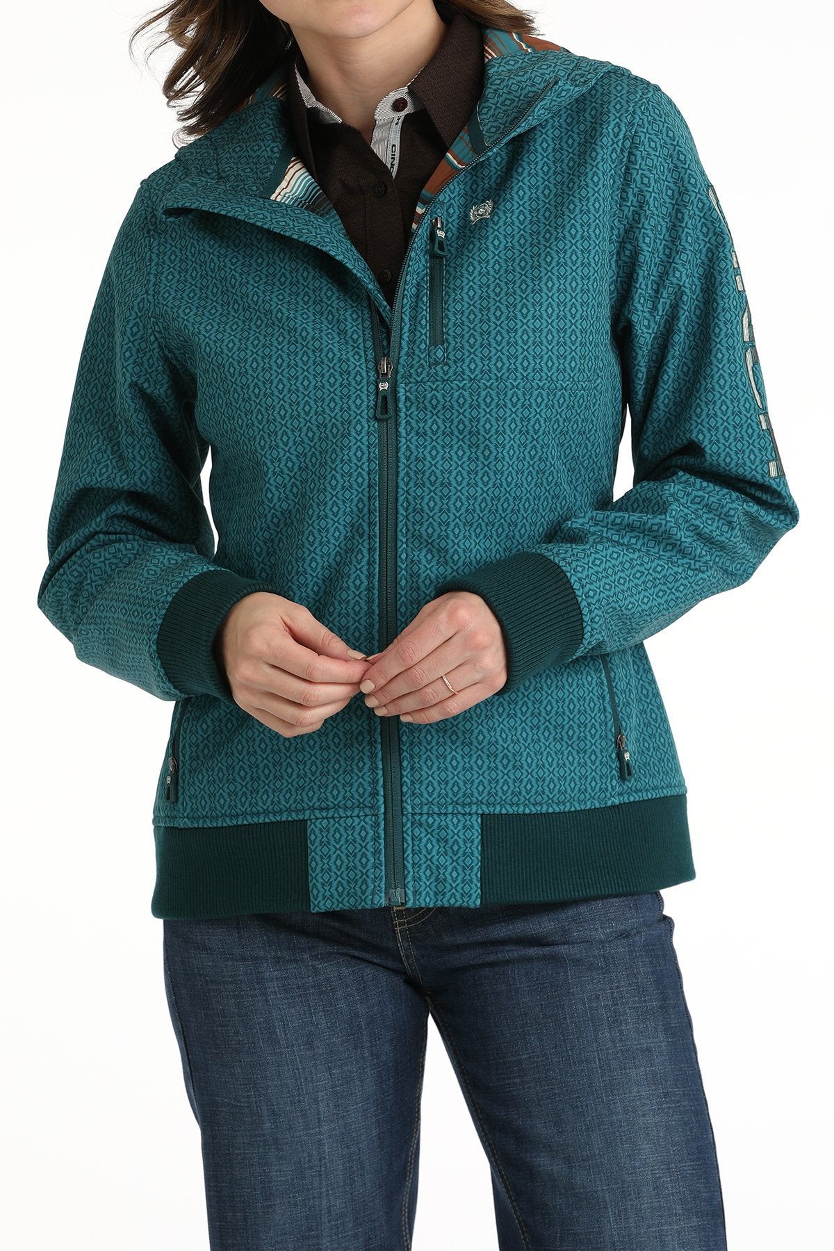 CINCH LADIES JACKET - TEAL