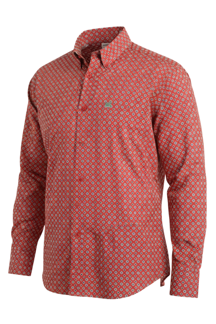 CINCH MEN'S PRINT SHIRT - RED