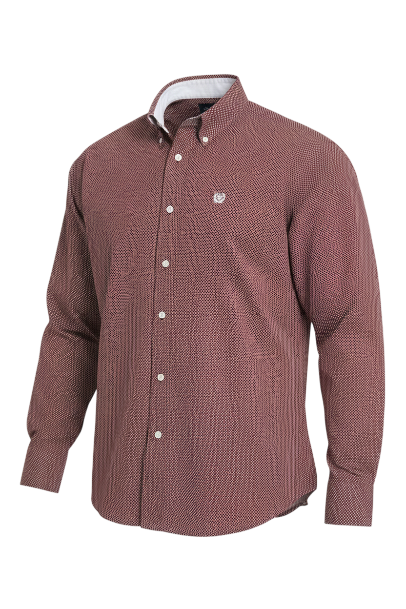 CINCH MEN'S PRINT SHIRT - RED**FINAL SALE**