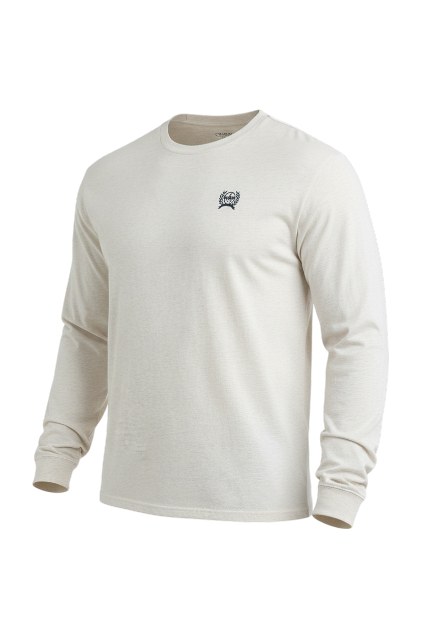 CINCH MEN'S LONG SLEEVE T-SHIRT - WHITE
