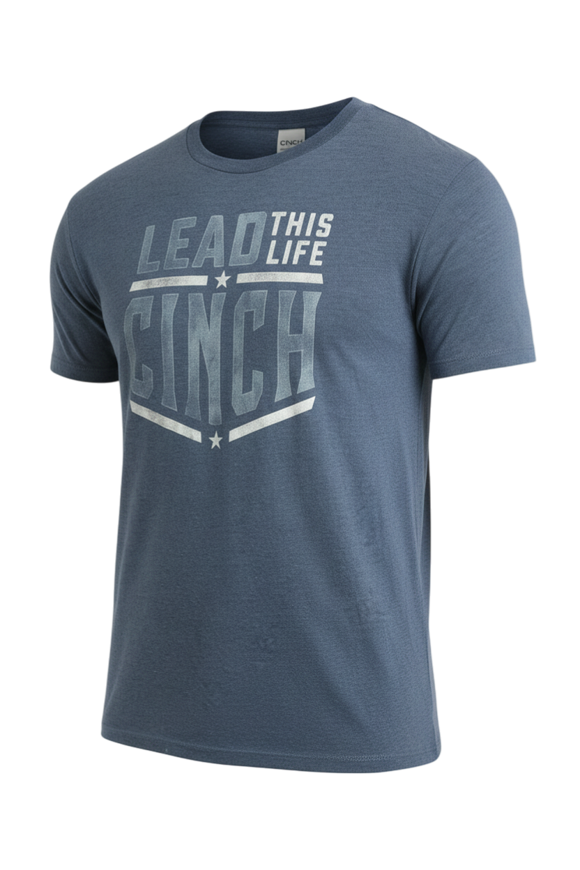 CINCH MEN'S T-SHIRT - BLUE**FINAL SALE**