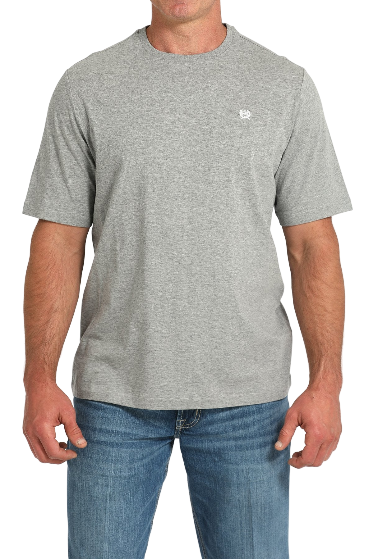 CINCH MEN'S LOGO T-SHIRT - GRAY