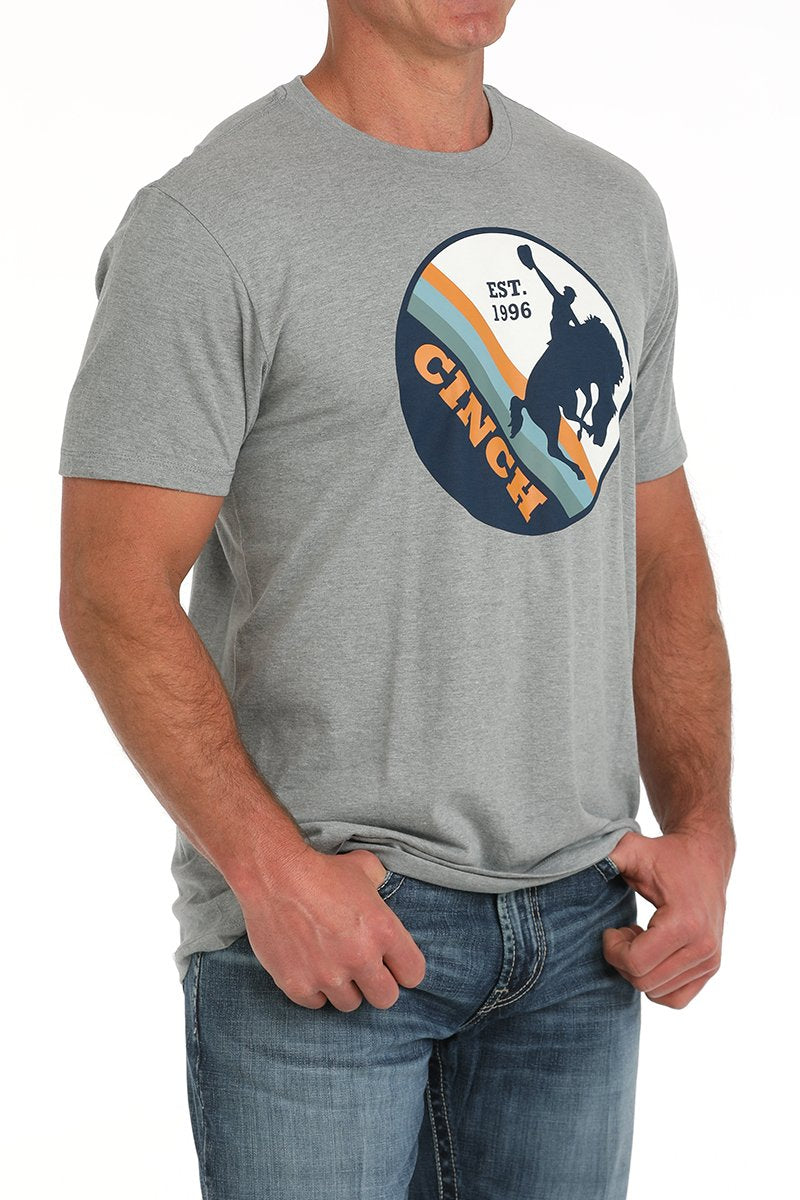 CINCH MEN'S GRAPHIC T-SHIRT - GRAY