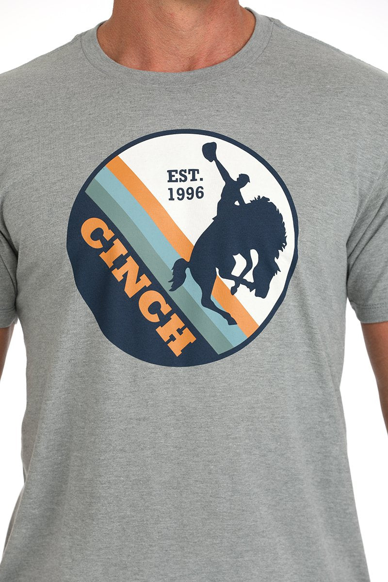 CINCH MEN'S GRAPHIC T-SHIRT - GRAY