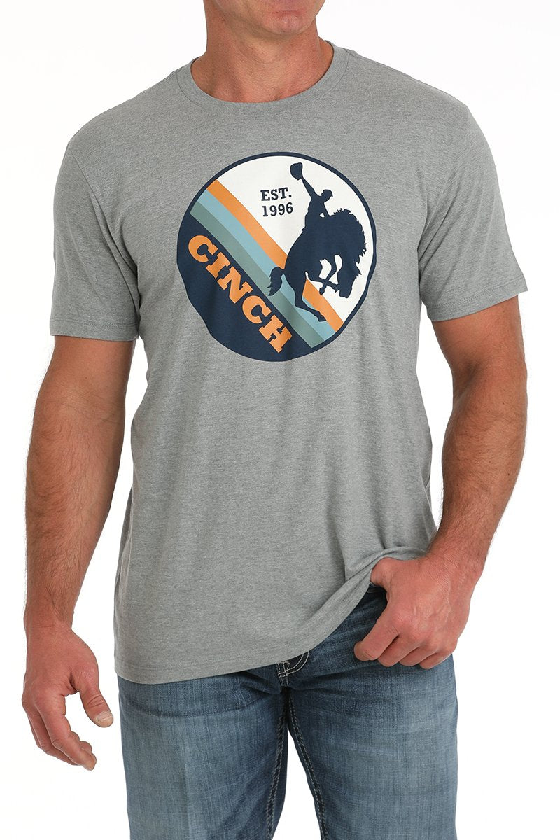 CINCH MEN'S GRAPHIC T-SHIRT - GRAY