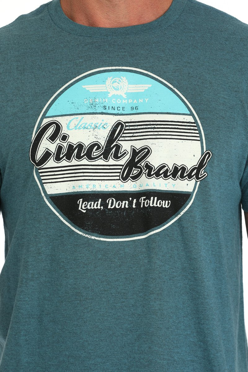 CINCH MEN'S GRAPHIC T-SHIRT - BLUE