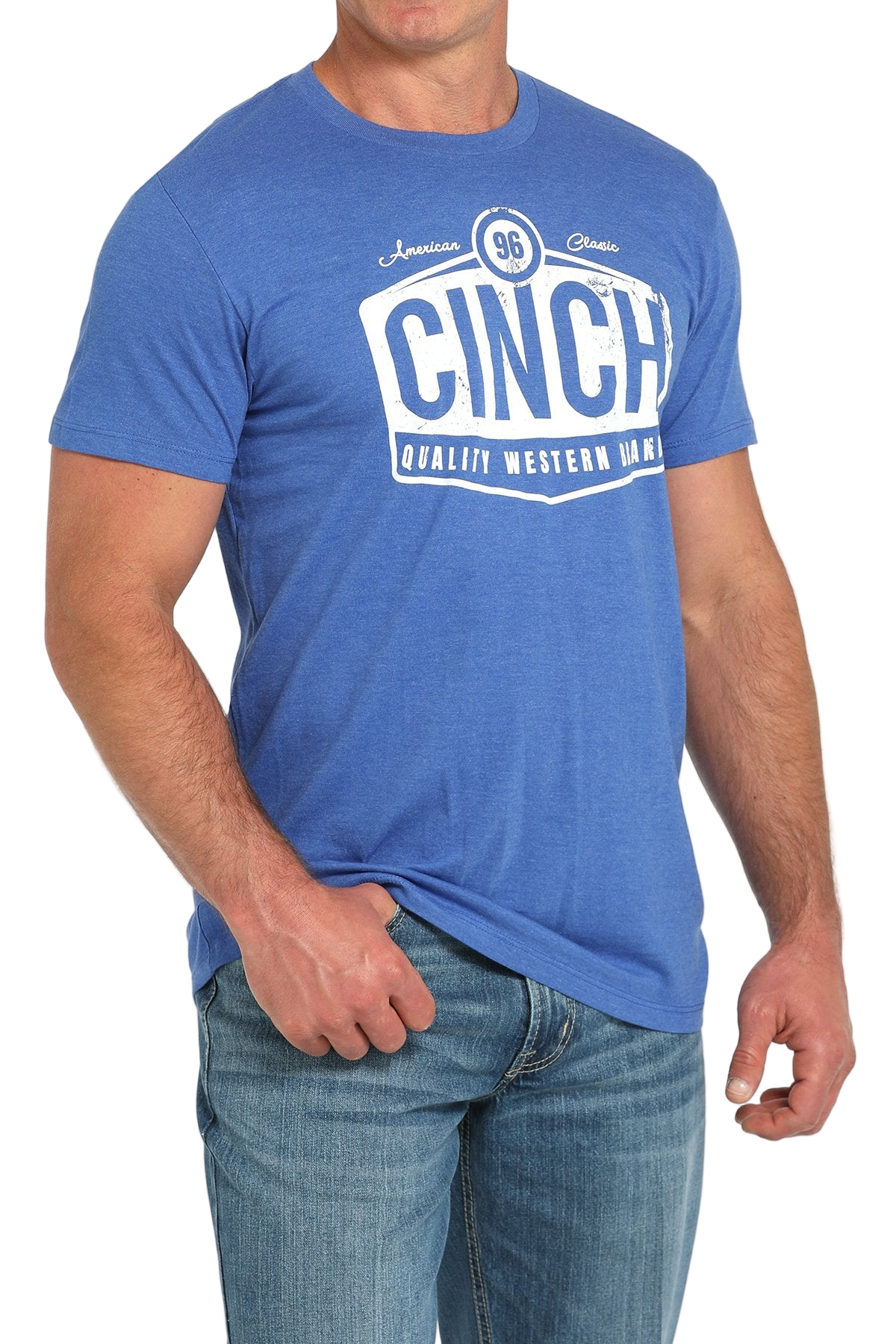 CINCH MEN'S GRAPHIC T-SHIRT - ROYAL BLUE