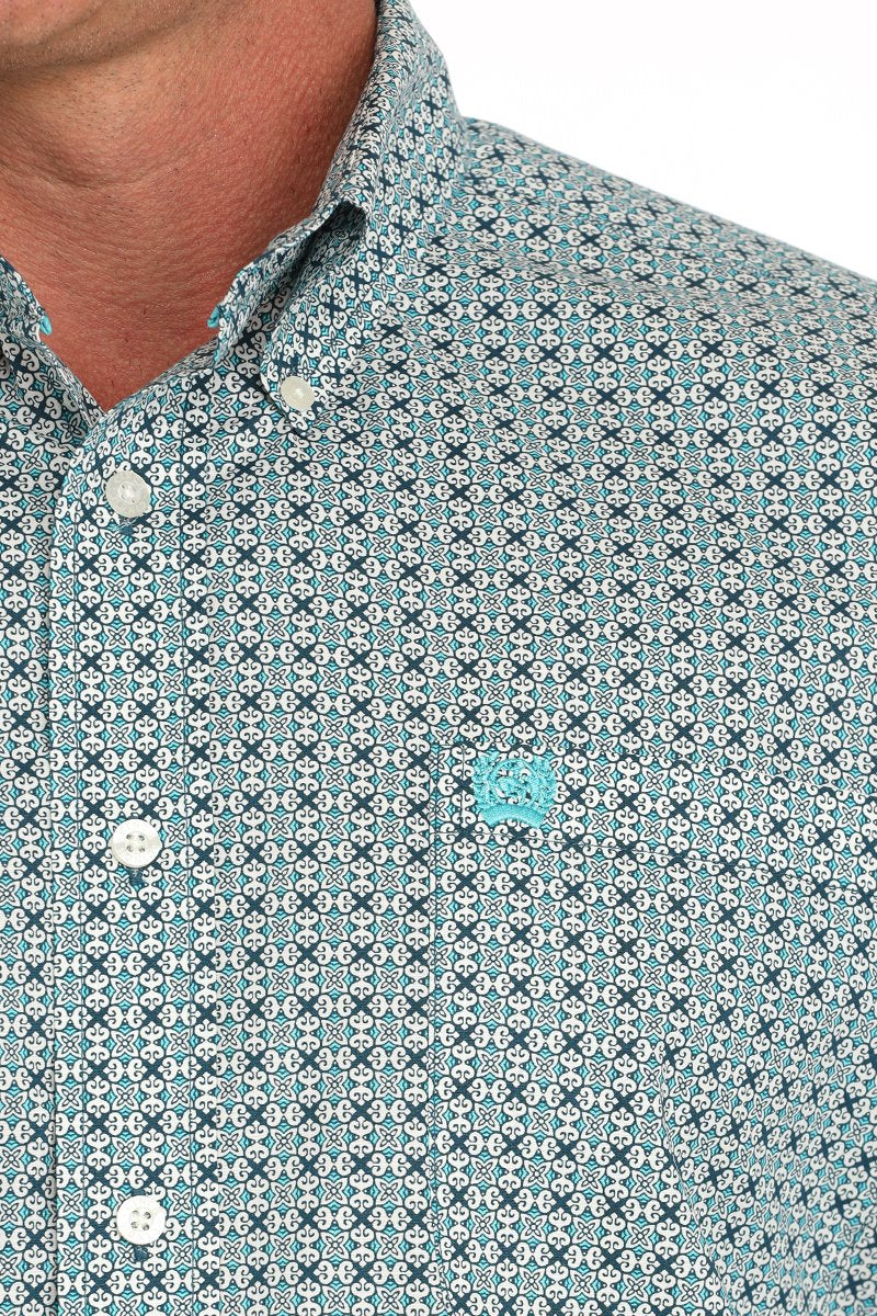 CINCH MEN'S PRINT SHIRT - CREAM