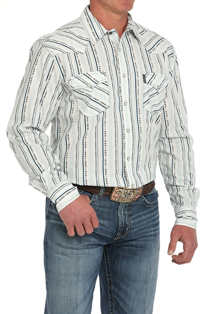CINCH MEN'S STRIP SNAP FRONT WESTERN SHIRT - MULTI